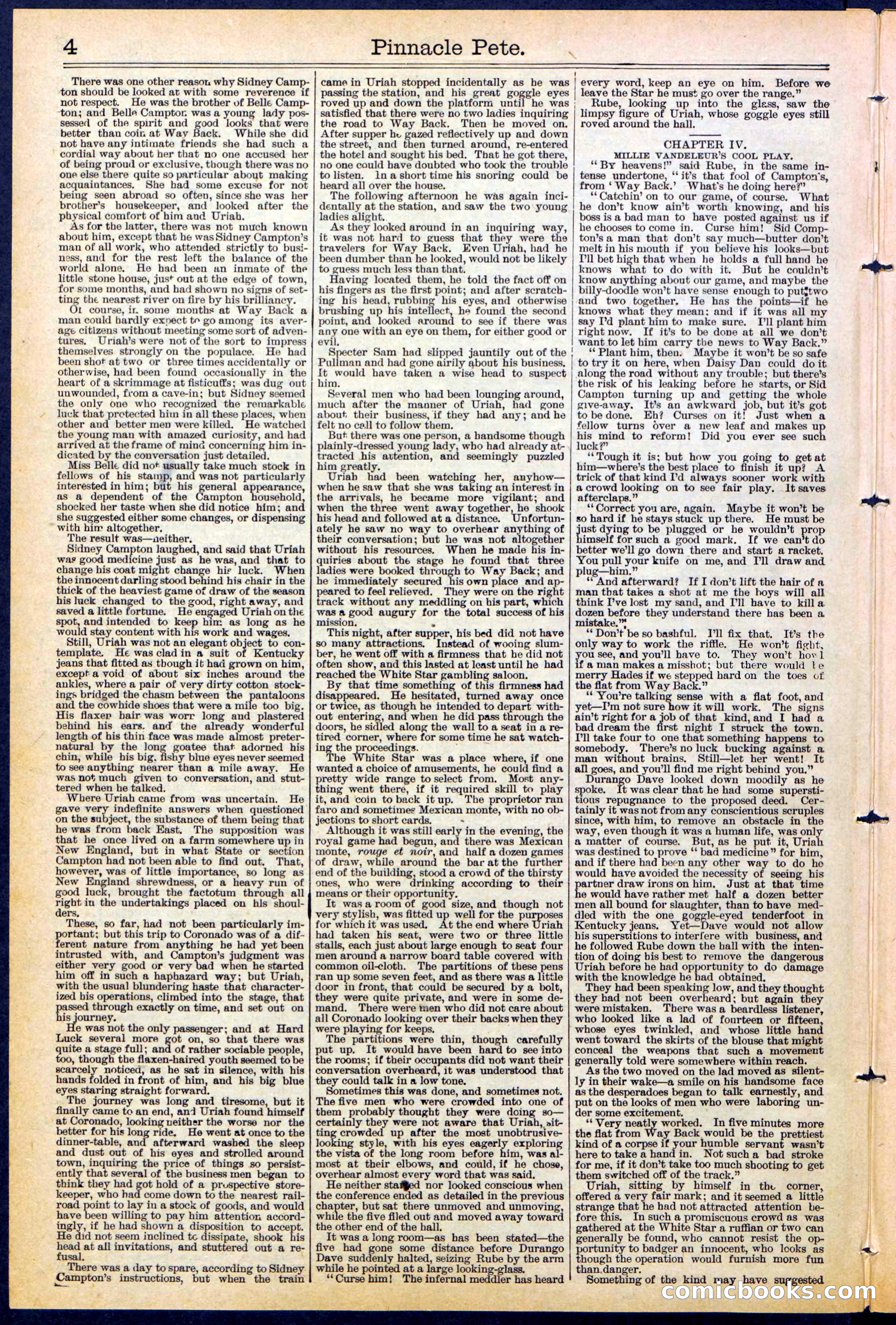 Beadle's New York Dime Library, No. 478 — page 4 of 32