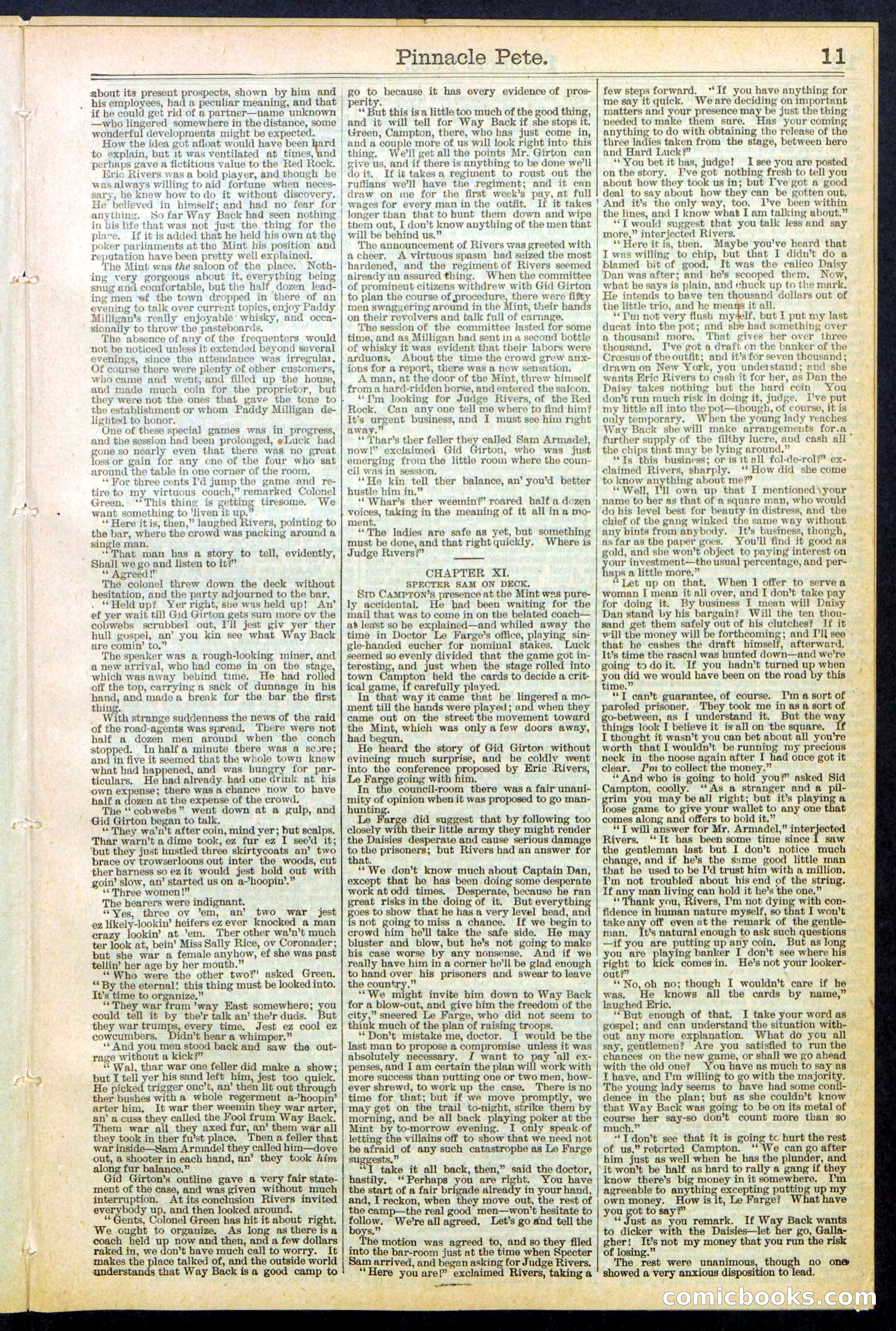 Beadle's New York Dime Library, No. 478 — page 11 of 32