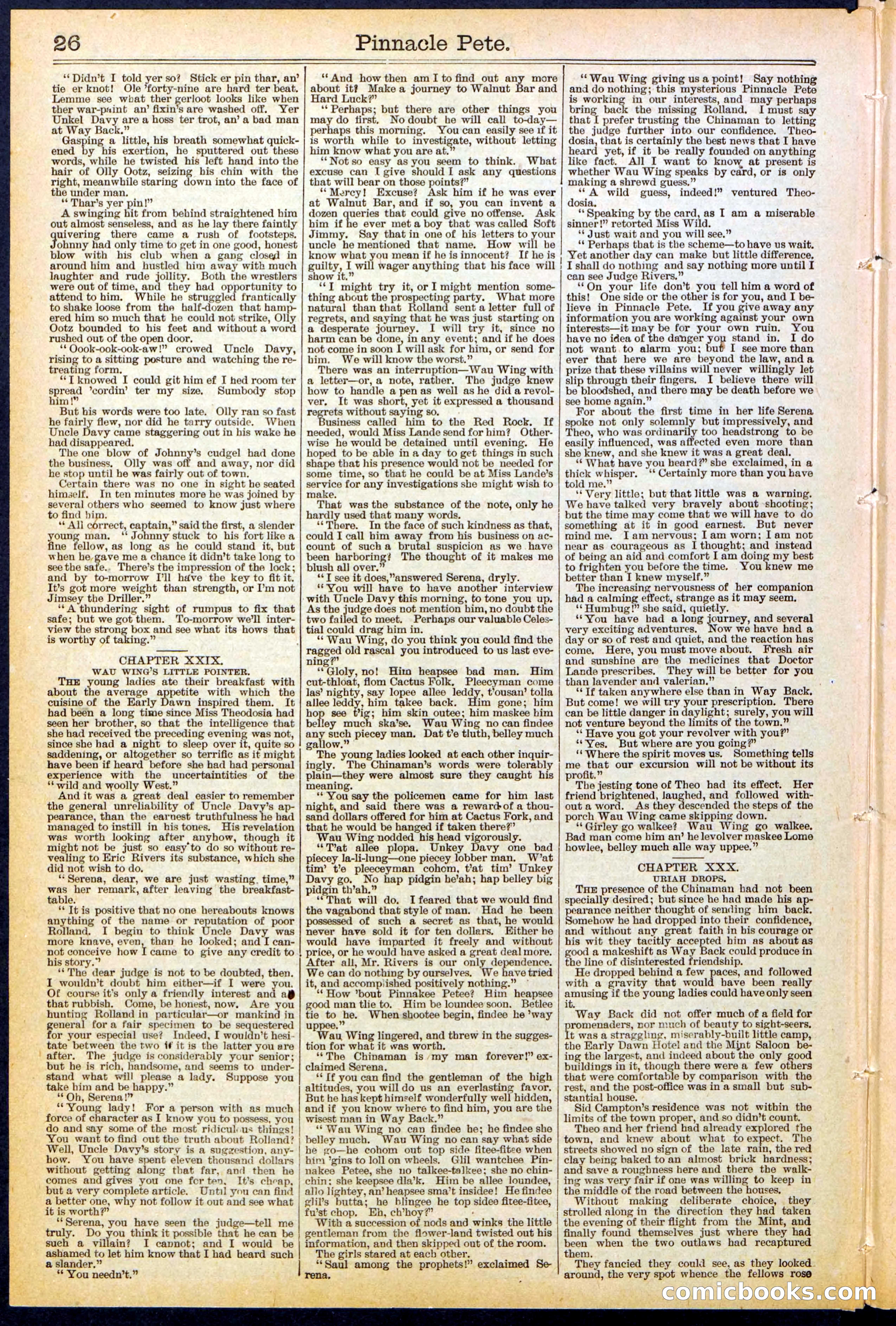 Beadle's New York Dime Library, No. 478 — page 26 of 32