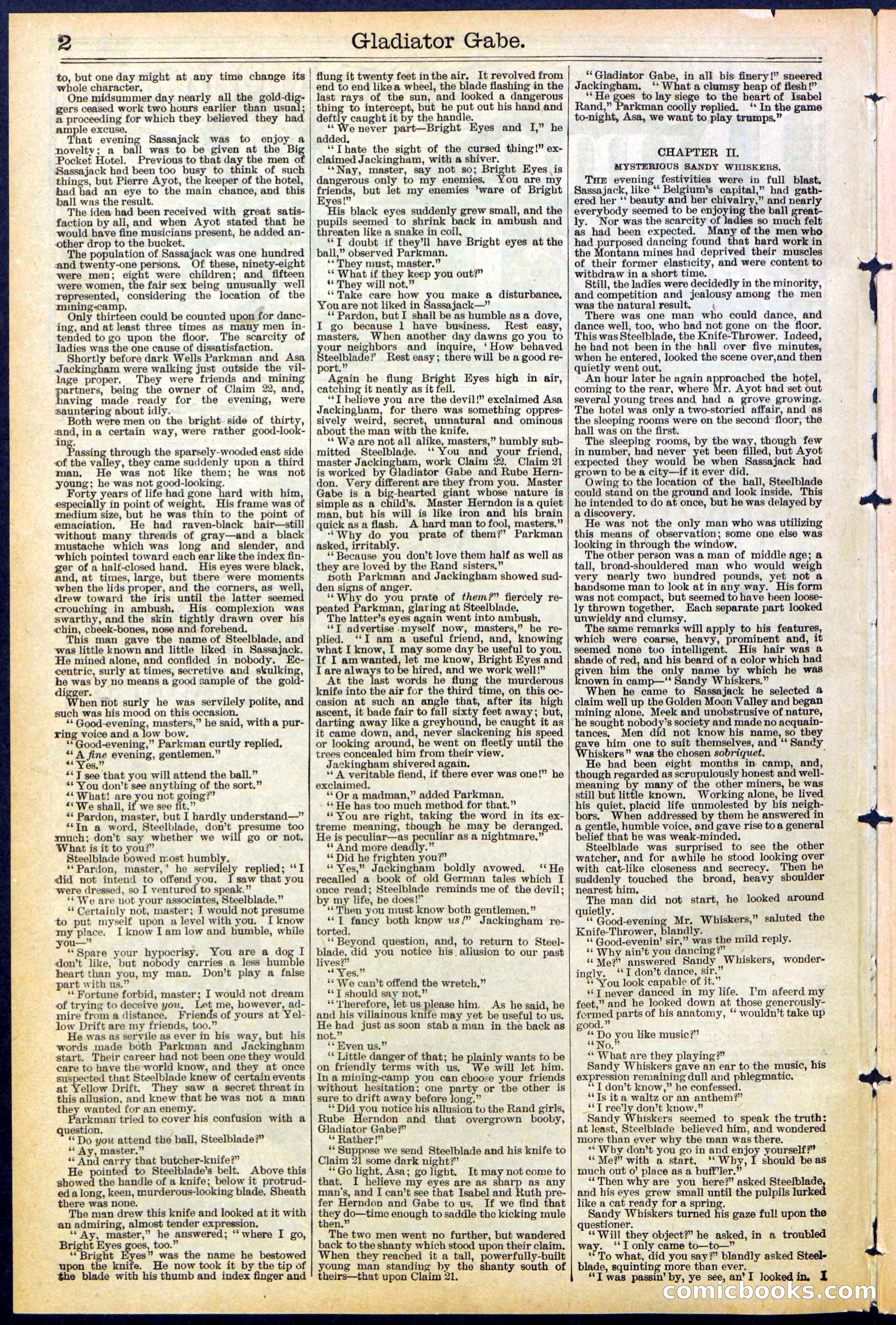 Beadle's New York Dime Library No. 479 — page 2 of 32