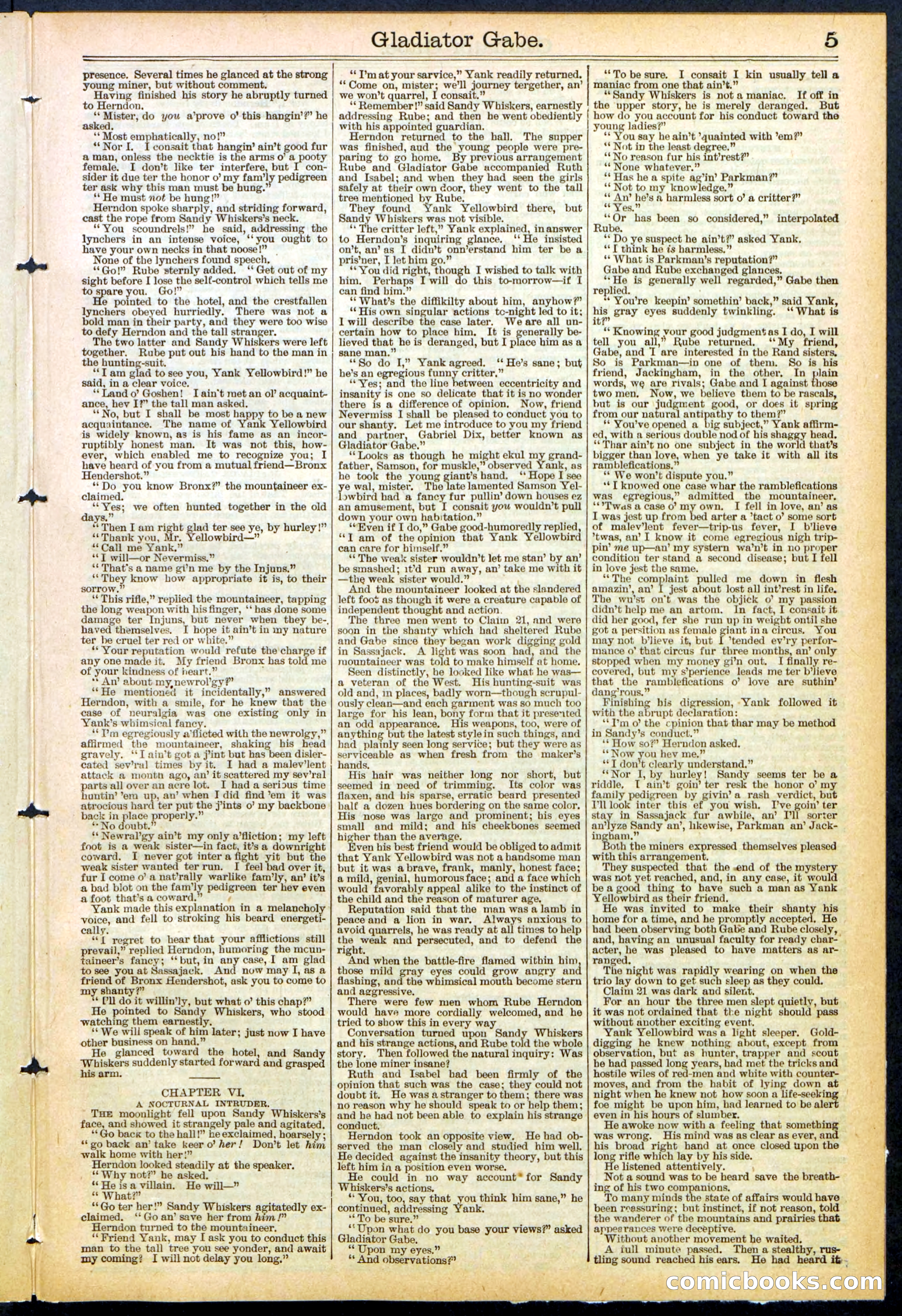 Beadle's New York Dime Library No. 479 — page 5 of 32