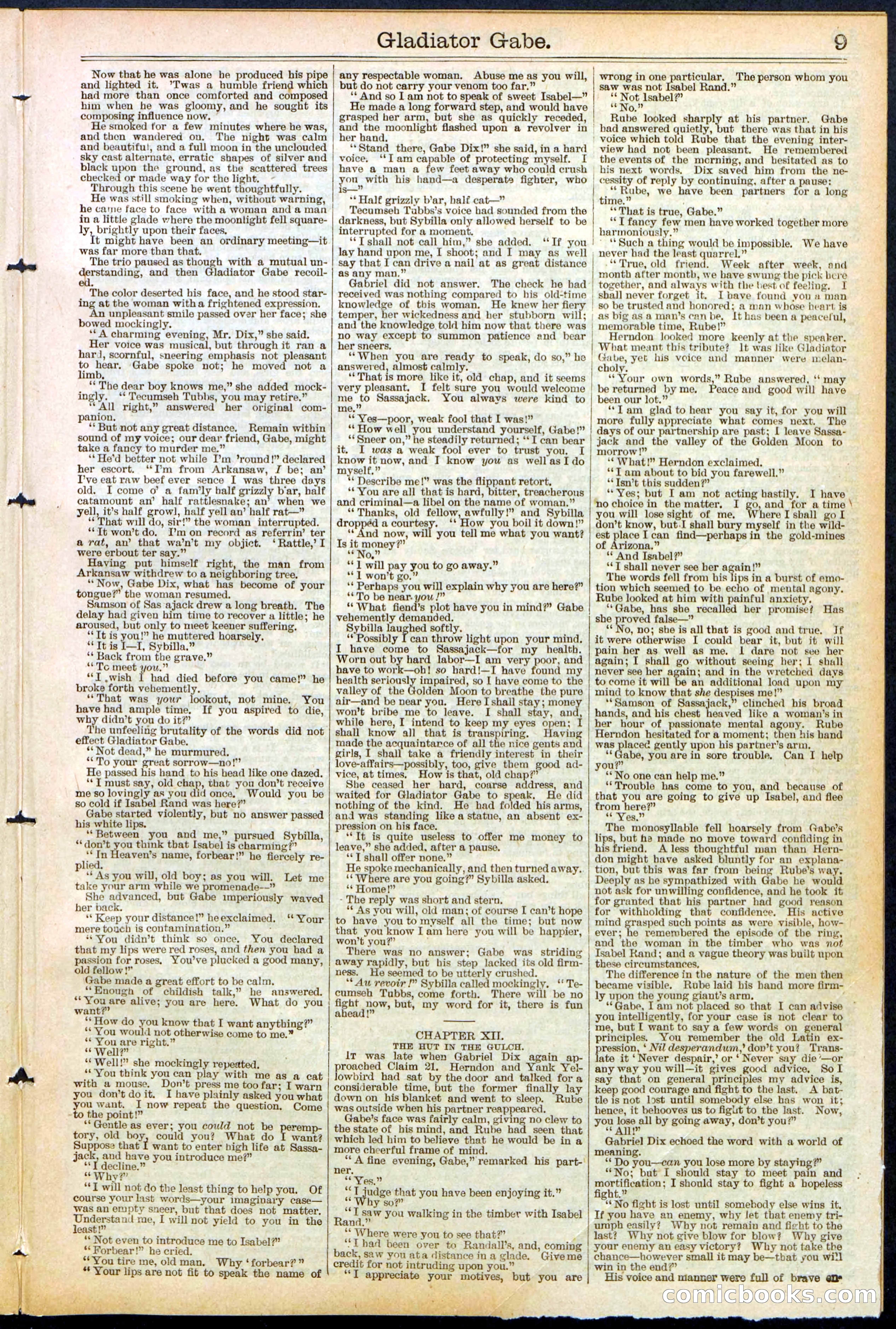 Beadle's New York Dime Library No. 479 — page 9 of 32
