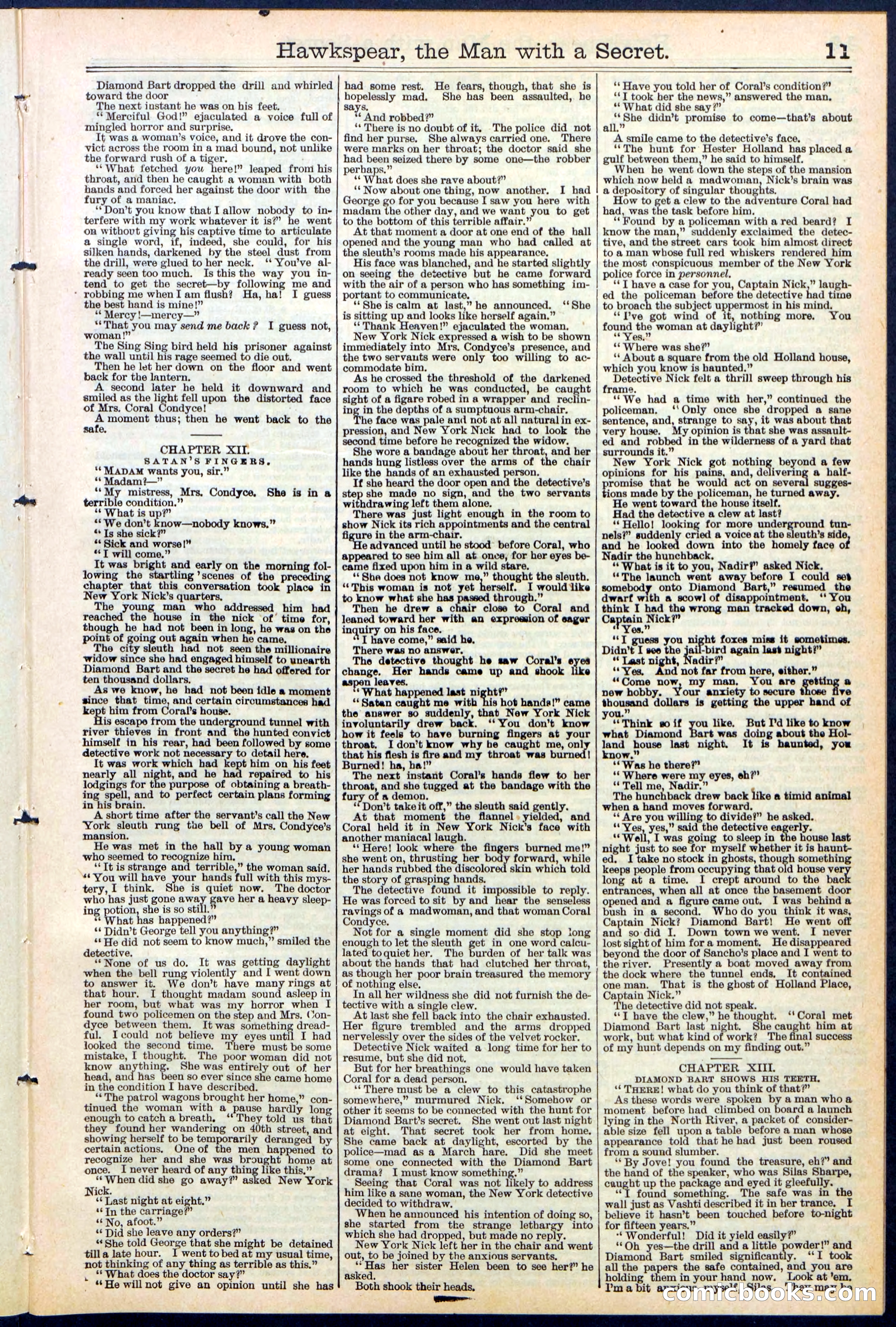 Beadle's New York Dime Library No. 480 — page 11 of 32