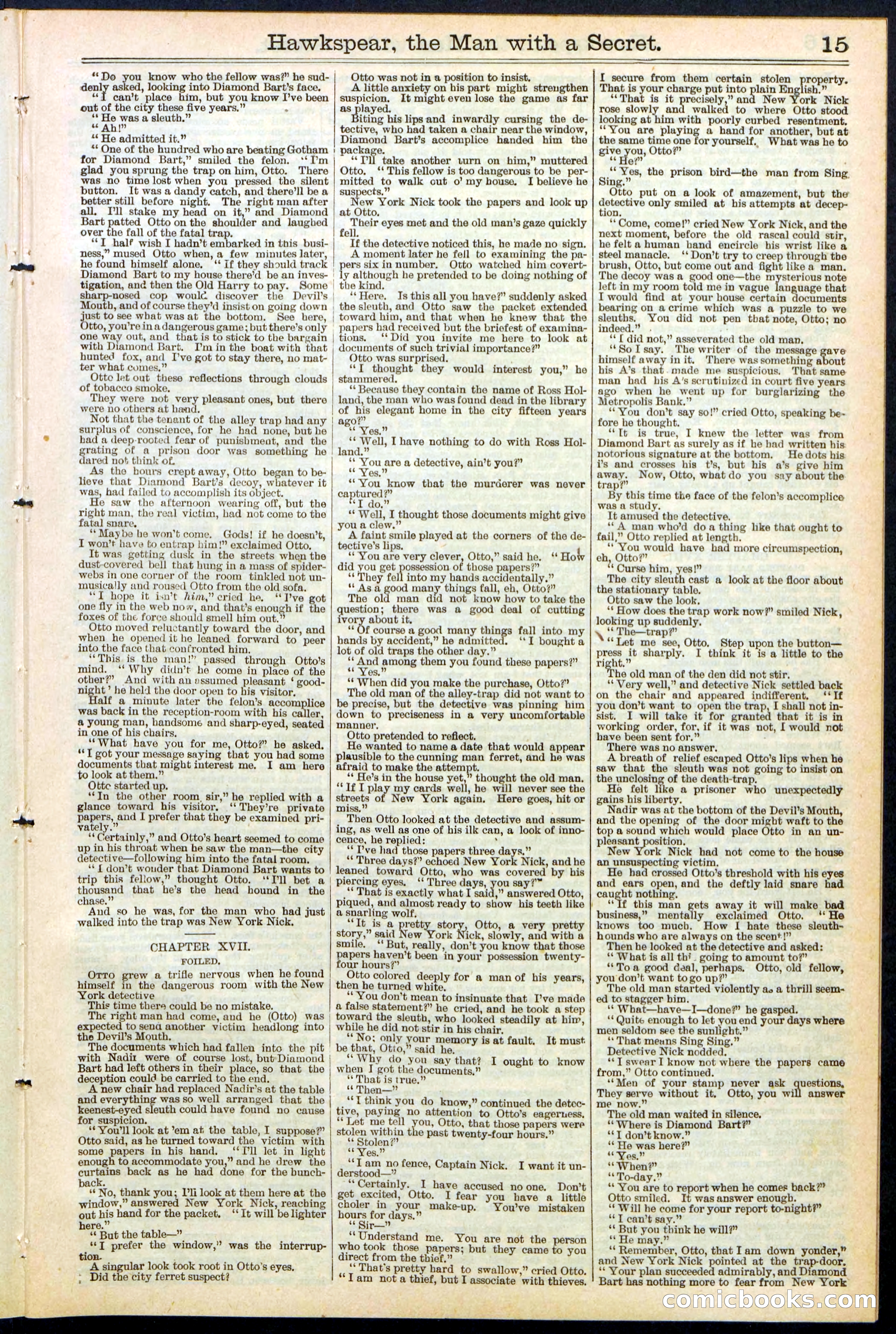 Beadle's New York Dime Library No. 480 — page 15 of 32