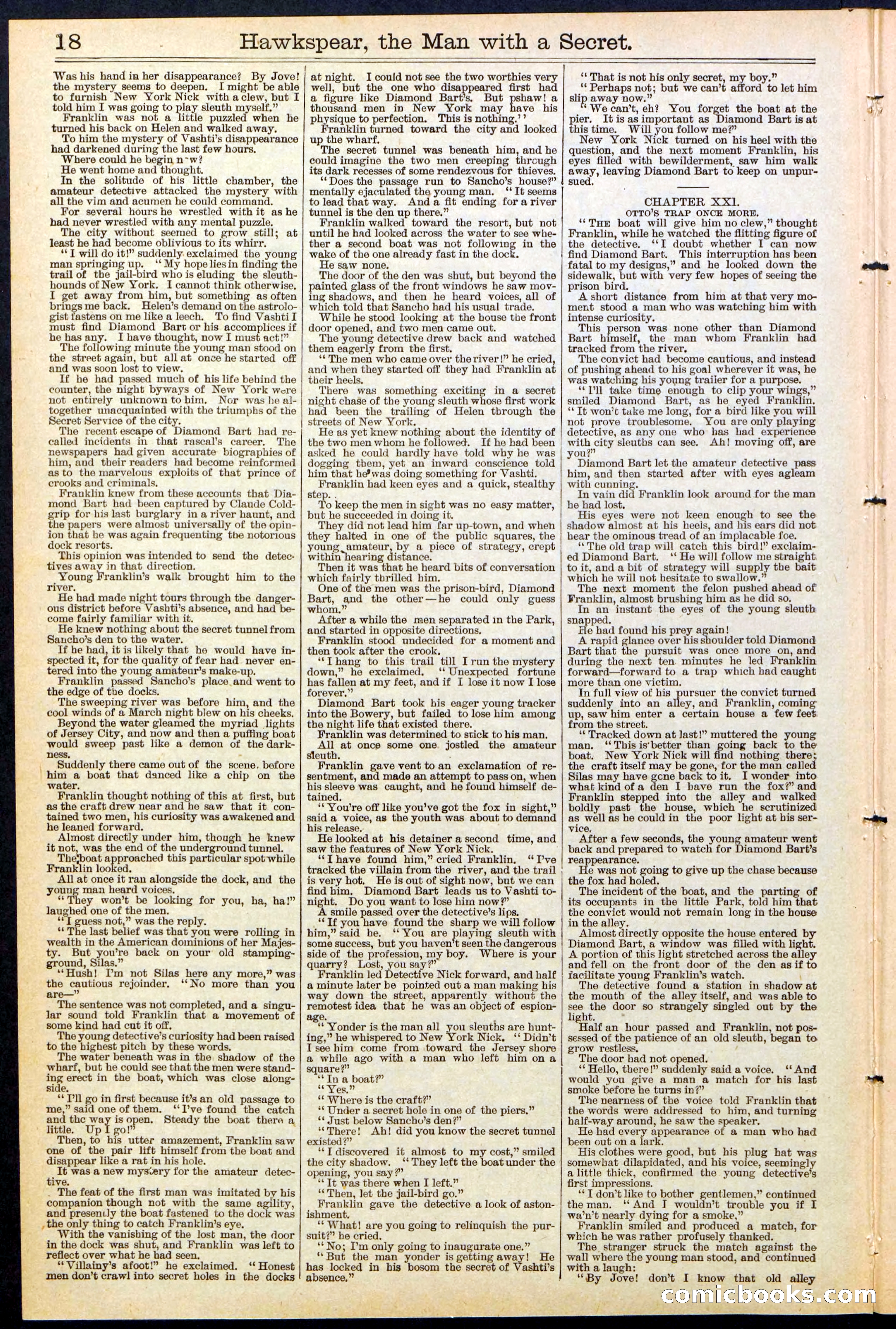 Beadle's New York Dime Library No. 480 — page 18 of 32