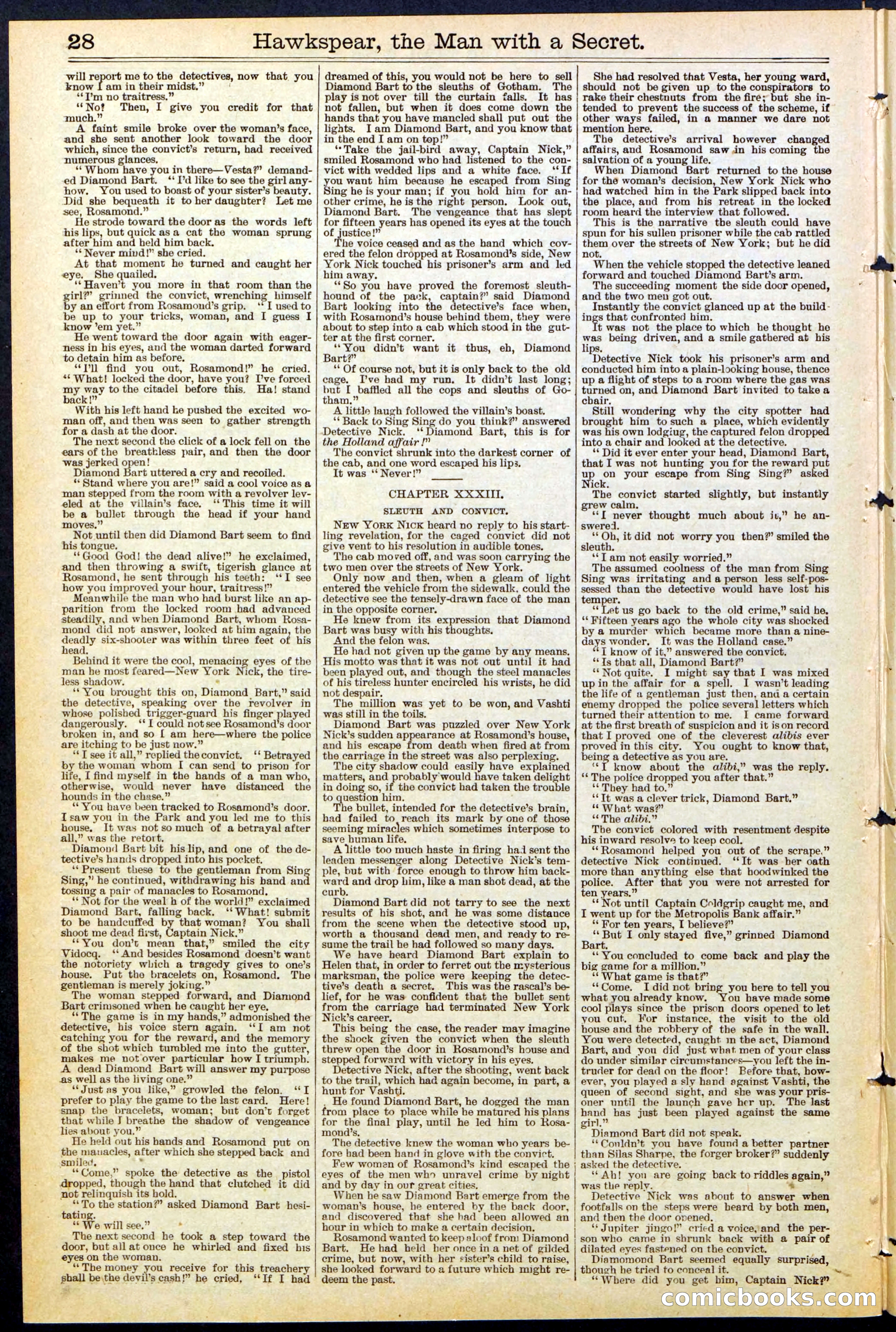 Beadle's New York Dime Library No. 480 — page 28 of 32