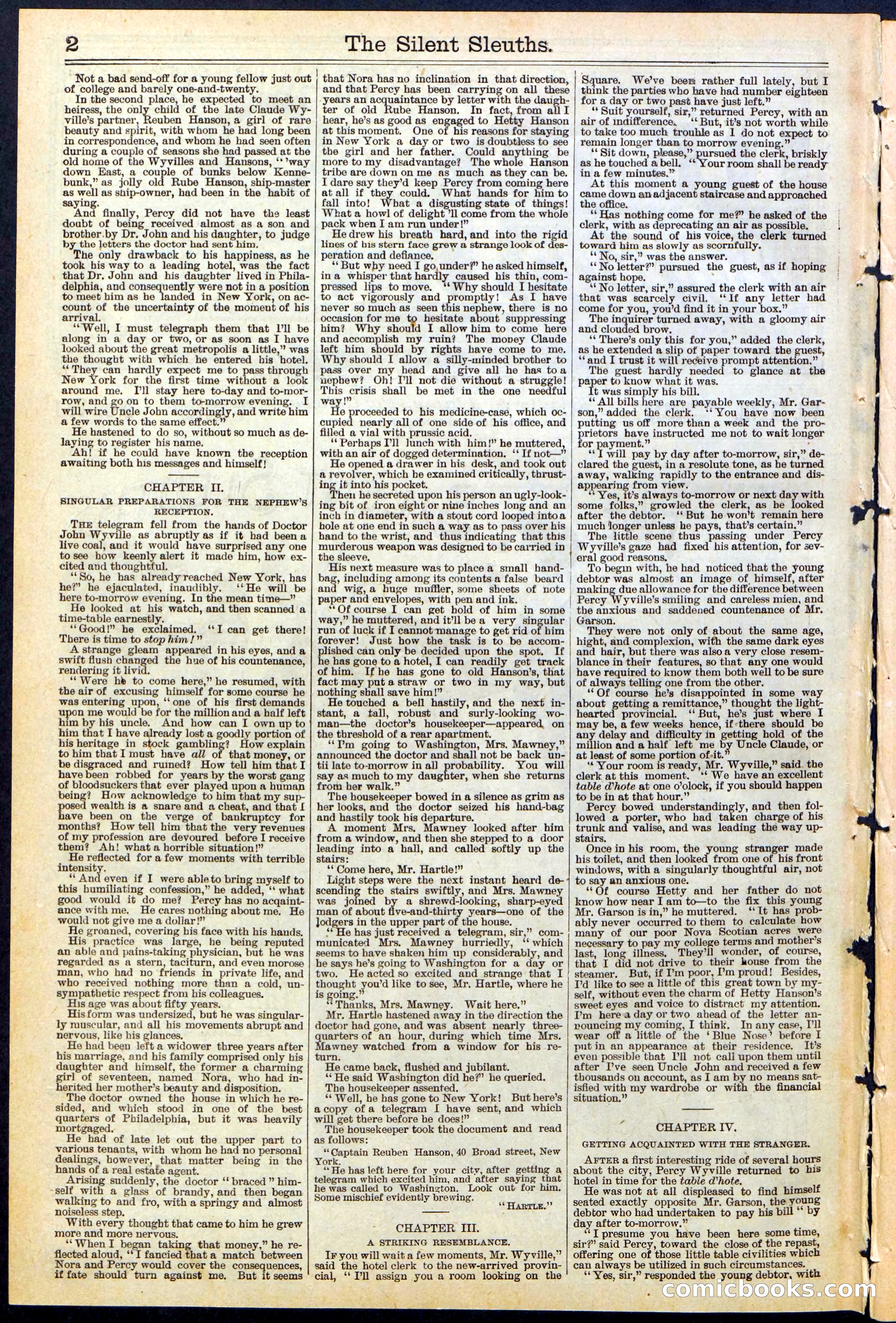 Beadle's Dime Library No. 481 — page 2 of 32