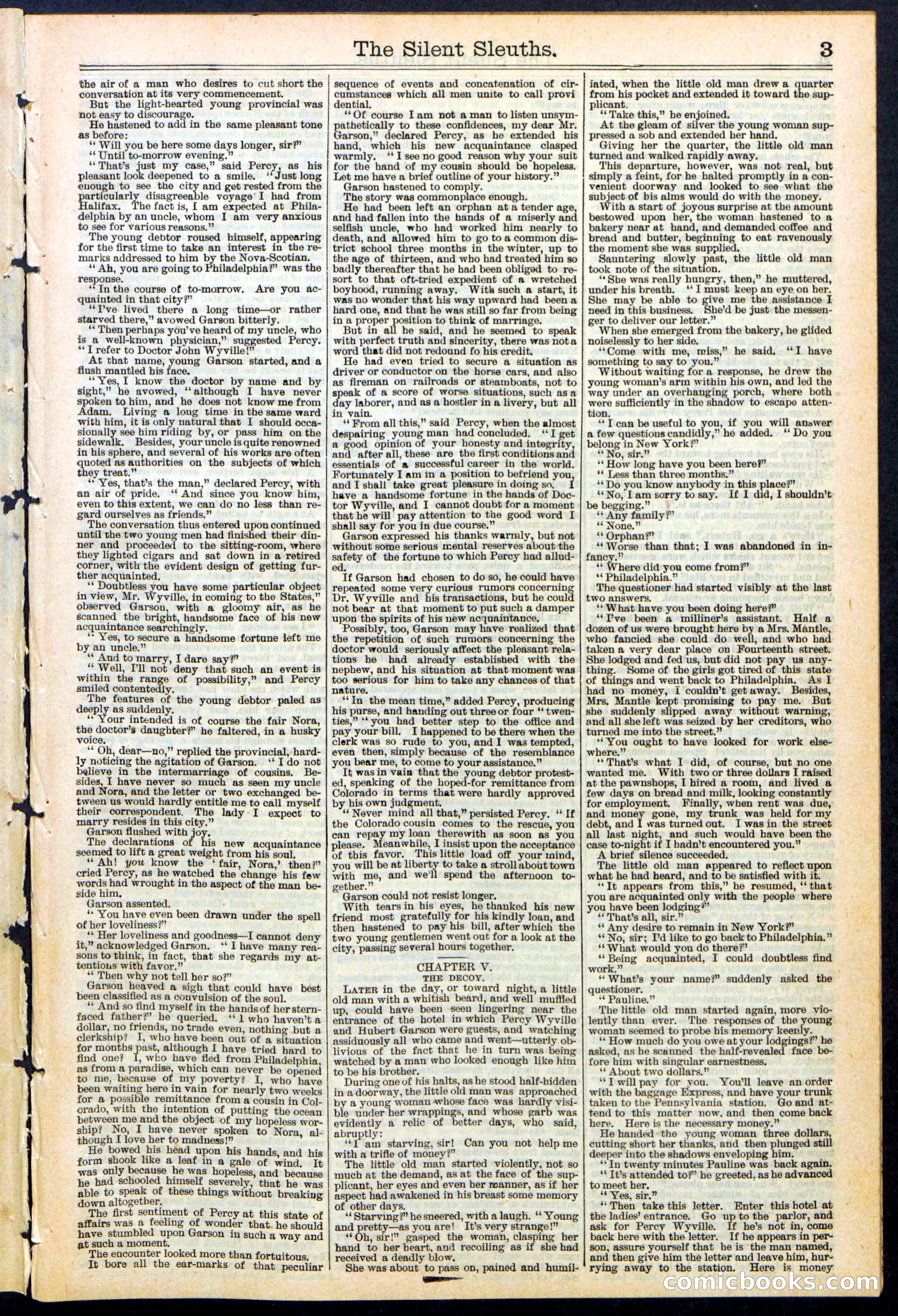 Beadle's Dime Library No. 481 — page 3 of 32