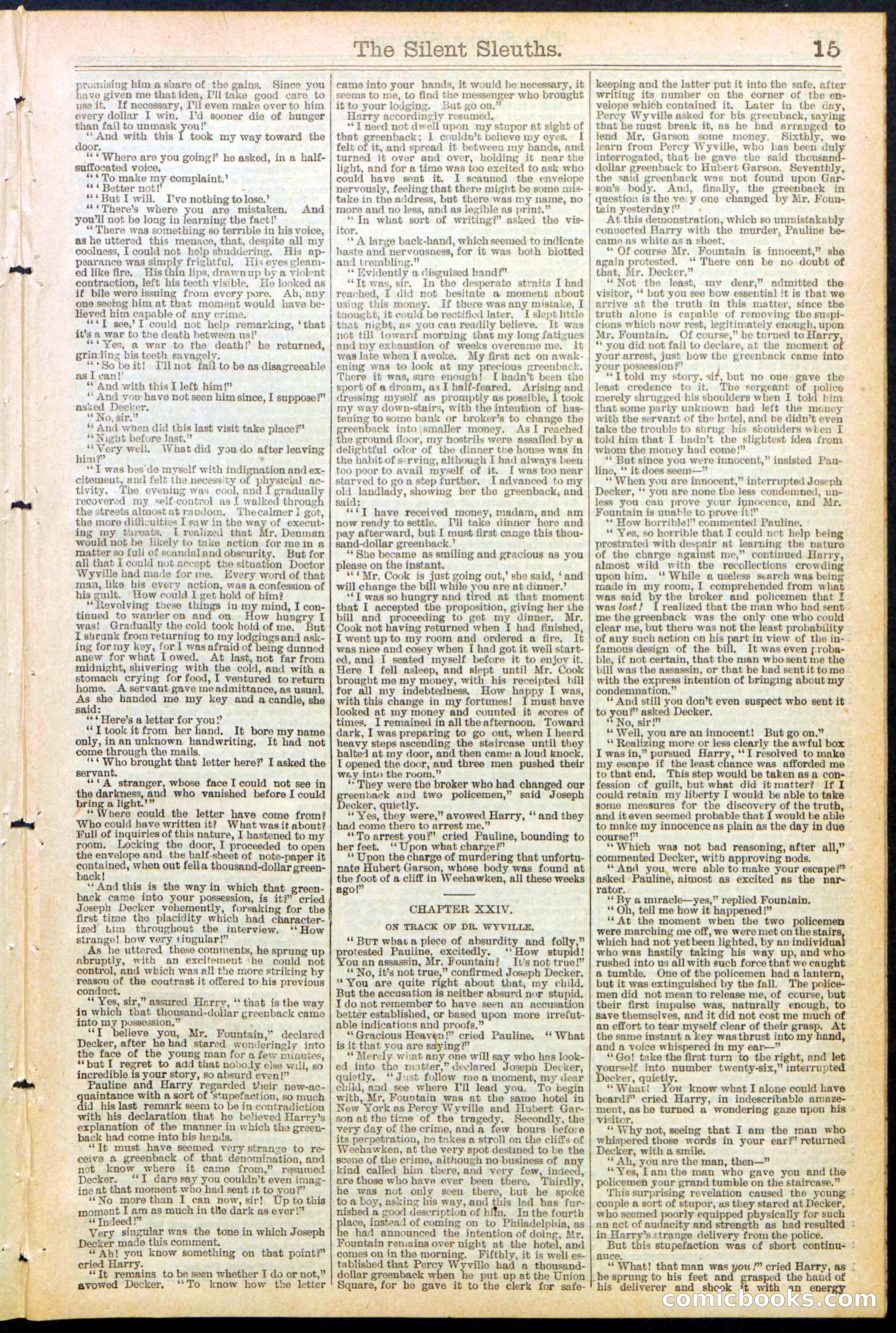 Beadle's Dime Library No. 481 — page 15 of 32