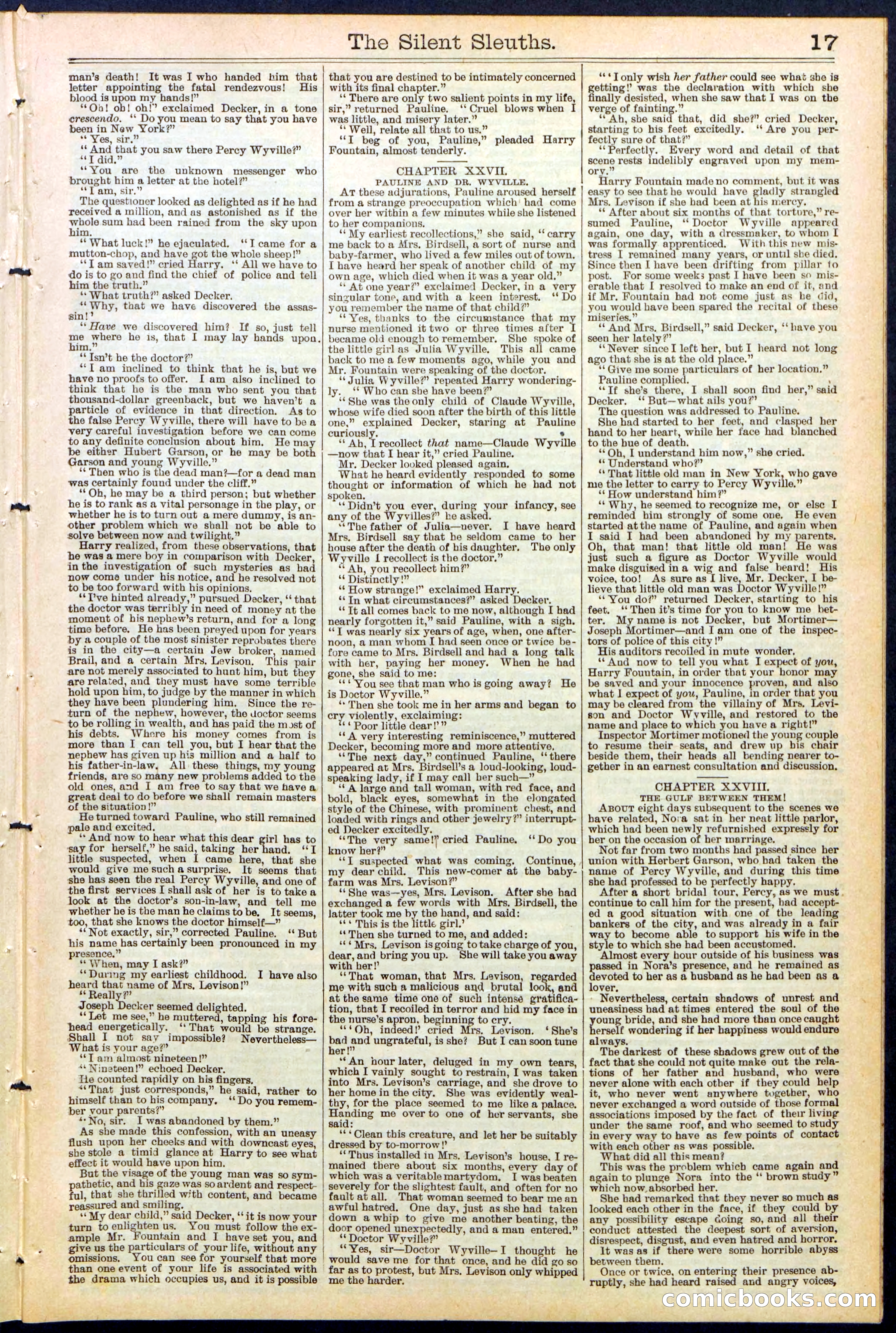 Beadle's Dime Library No. 481 — page 17 of 32