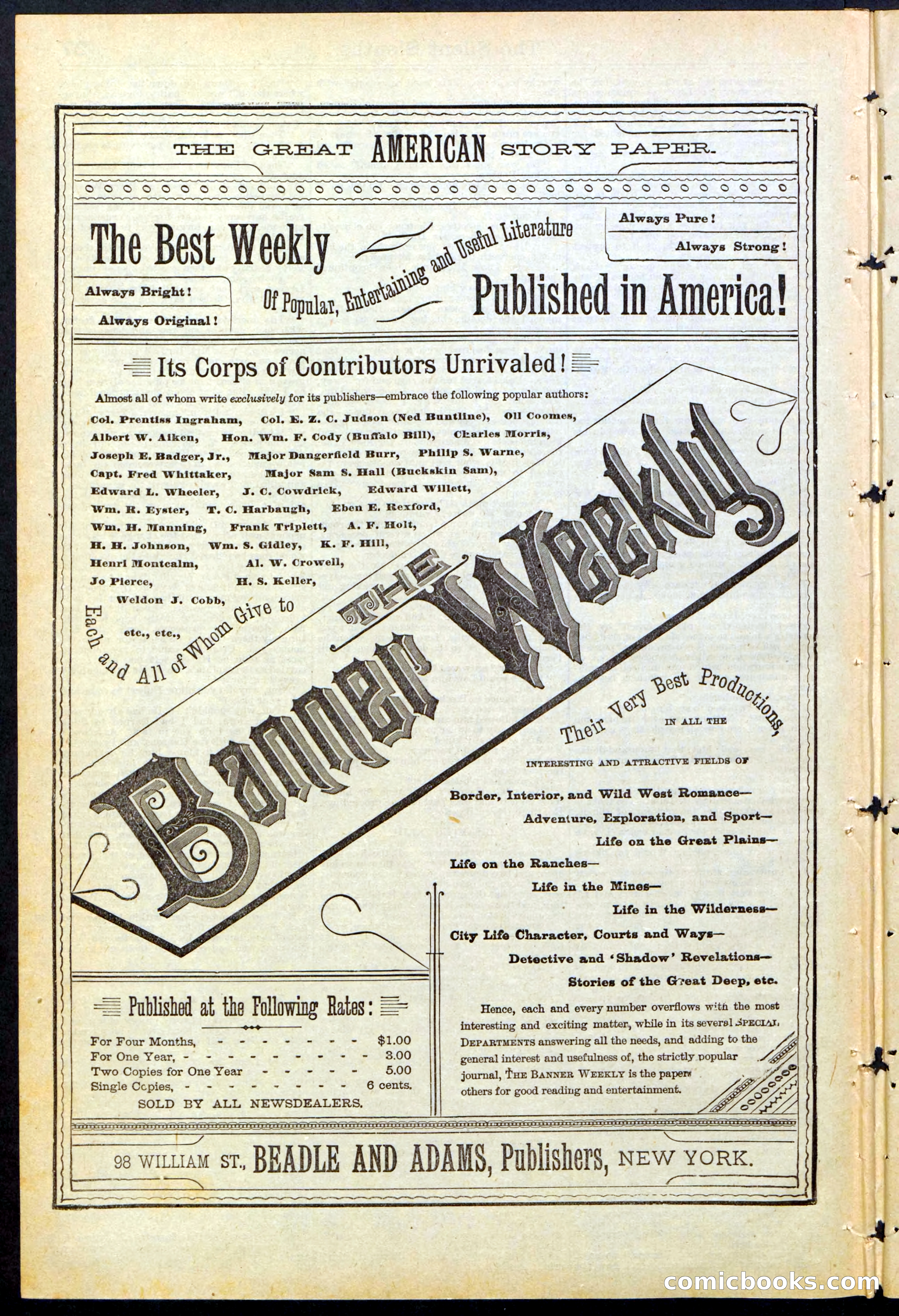 Beadle's Dime Library No. 481 — page 28 of 32