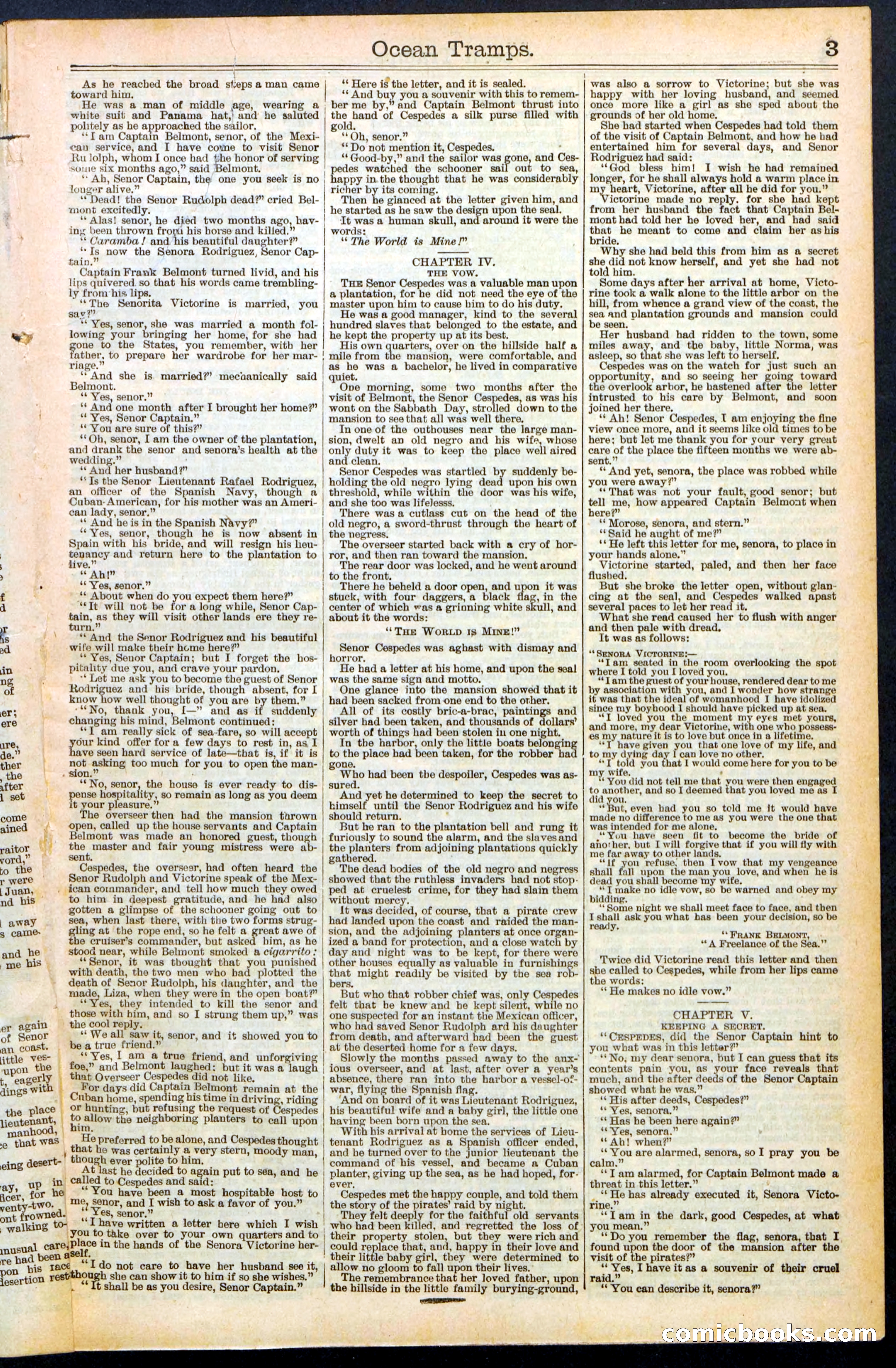 Beadle's New York Dime Library No. 482 — page 3 of 32