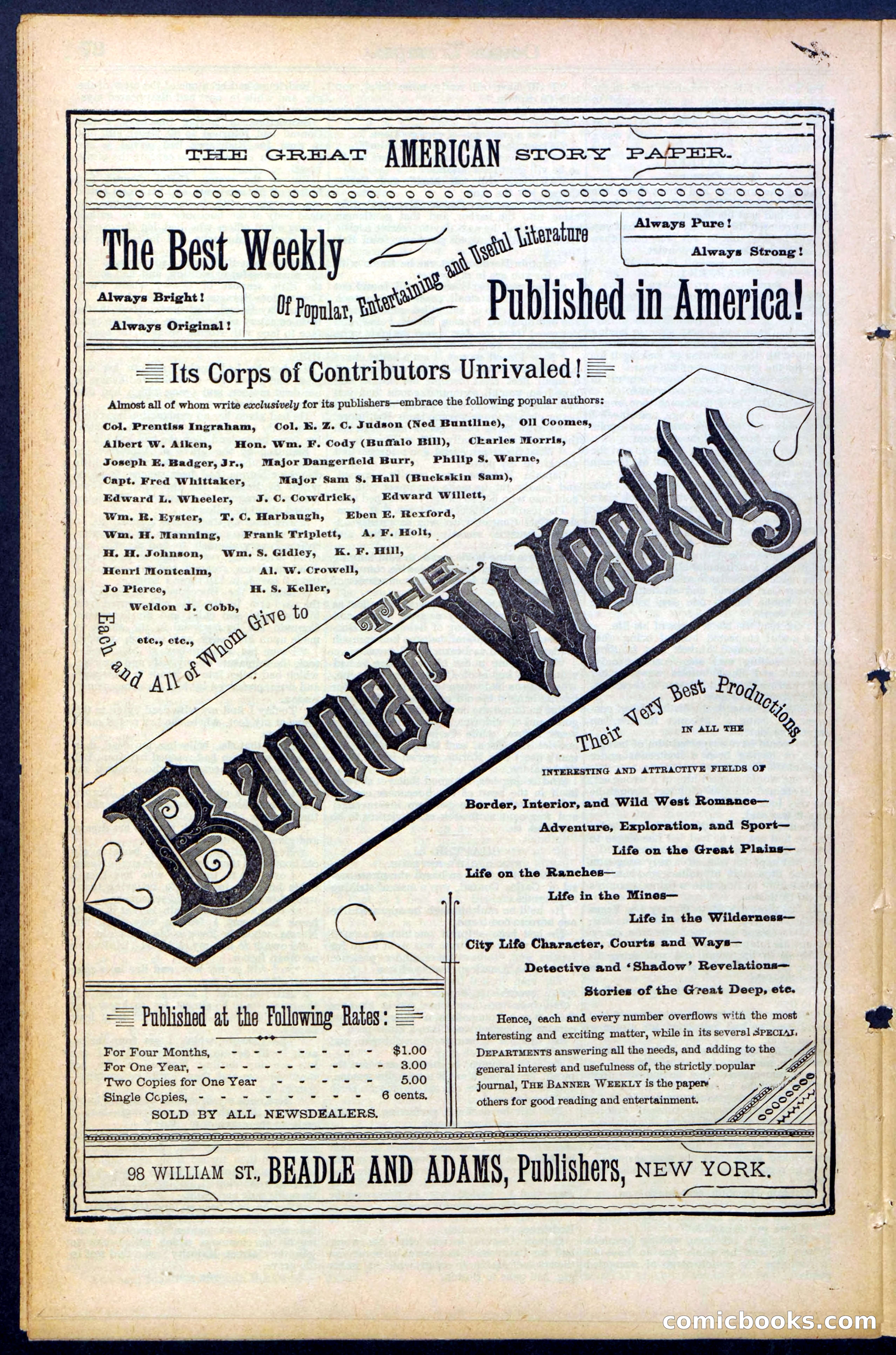 Beadle's New York Dime Library No. 482 — page 28 of 32