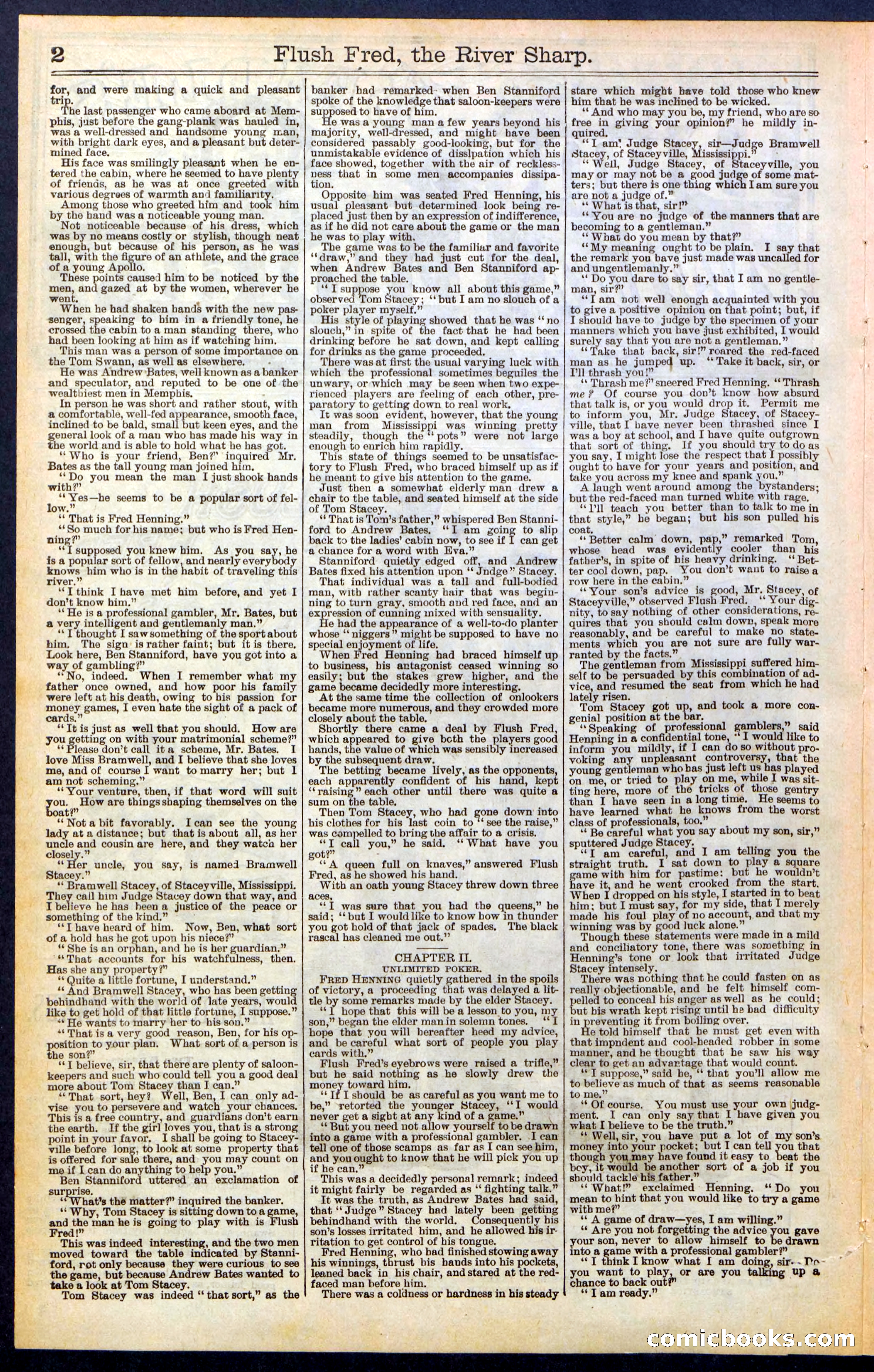 Beadle's New York Dime Library No. 483 — page 2 of 32