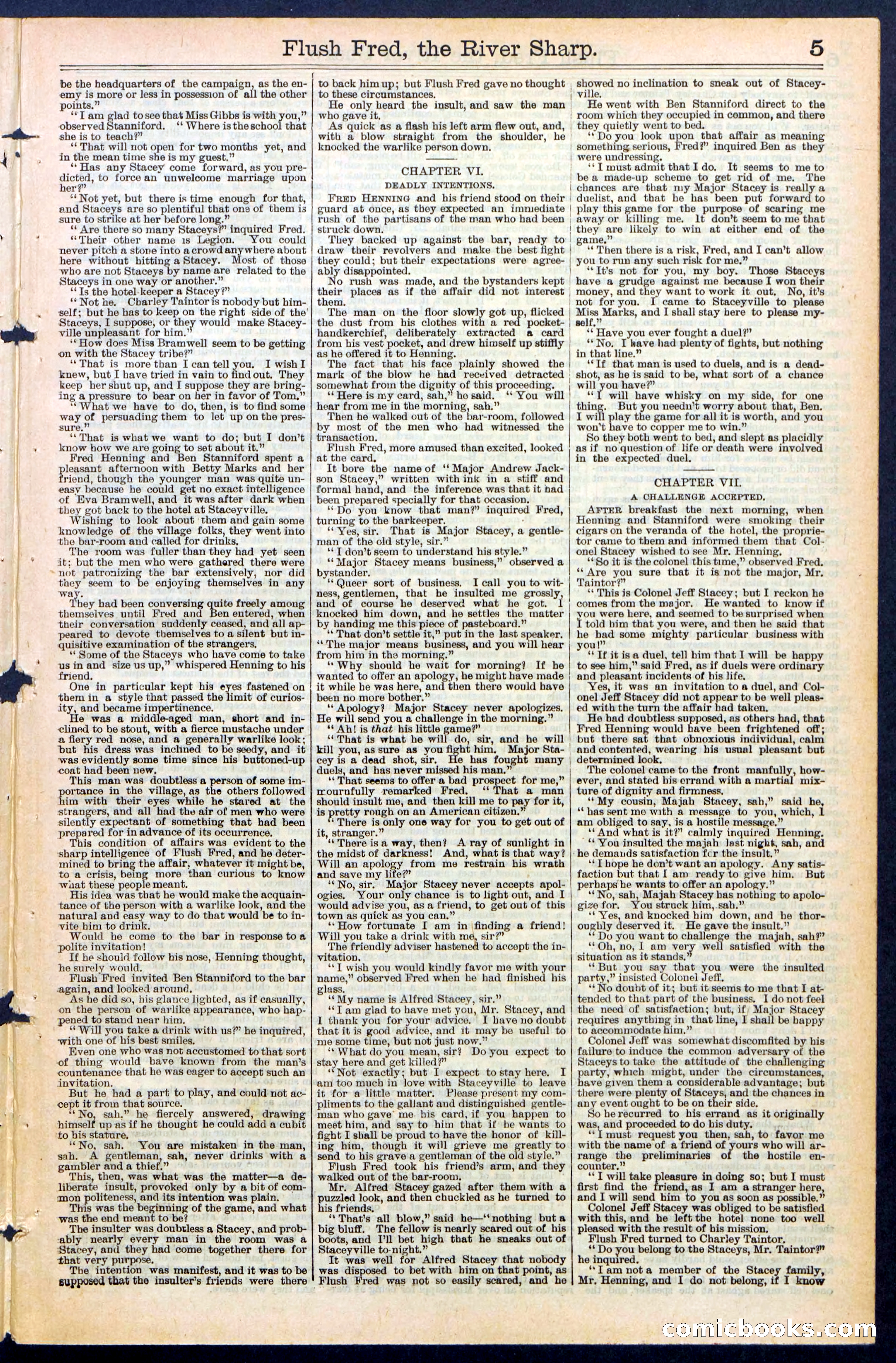 Beadle's New York Dime Library No. 483 — page 5 of 32