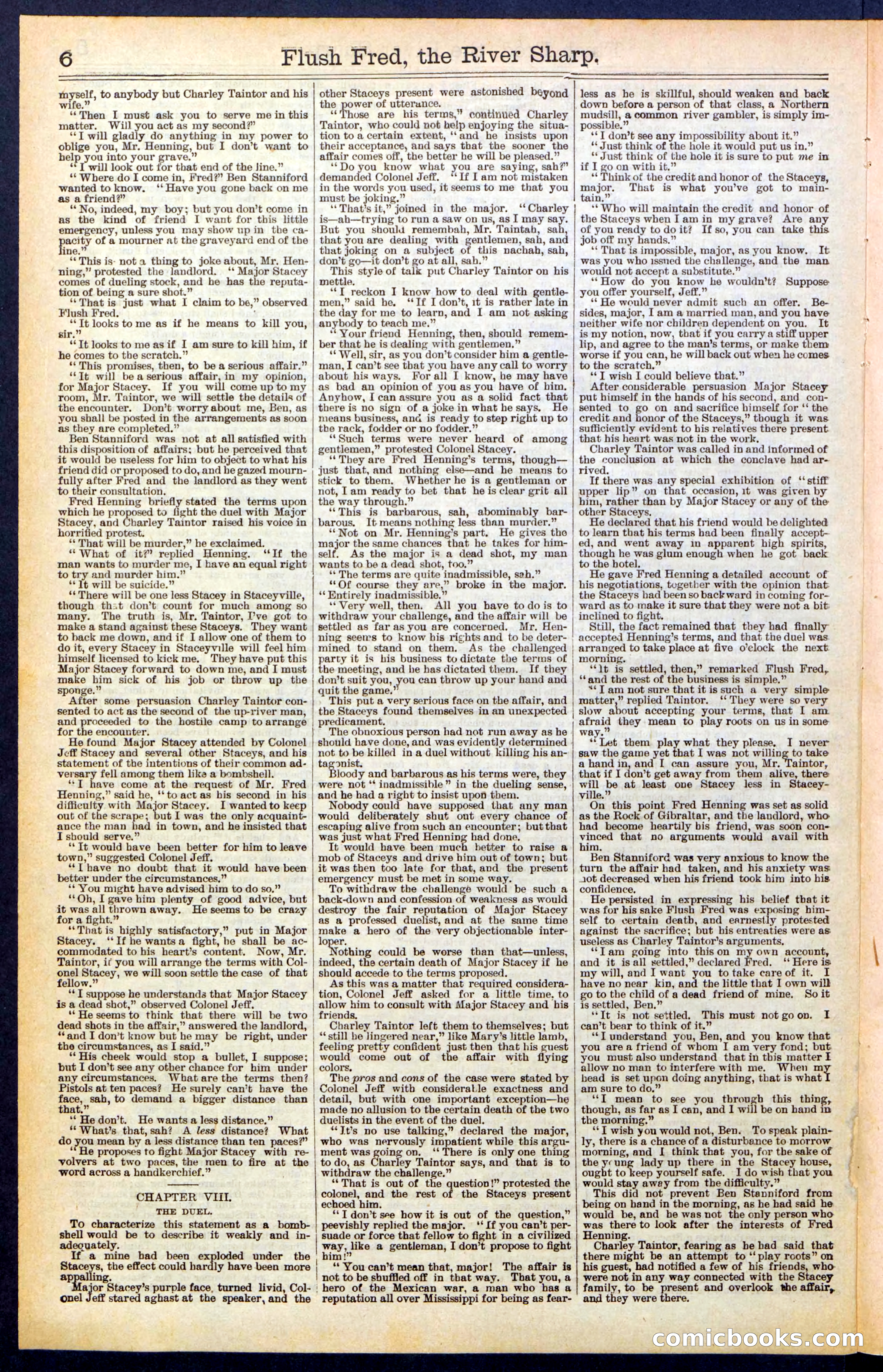 Beadle's New York Dime Library No. 483 — page 6 of 32