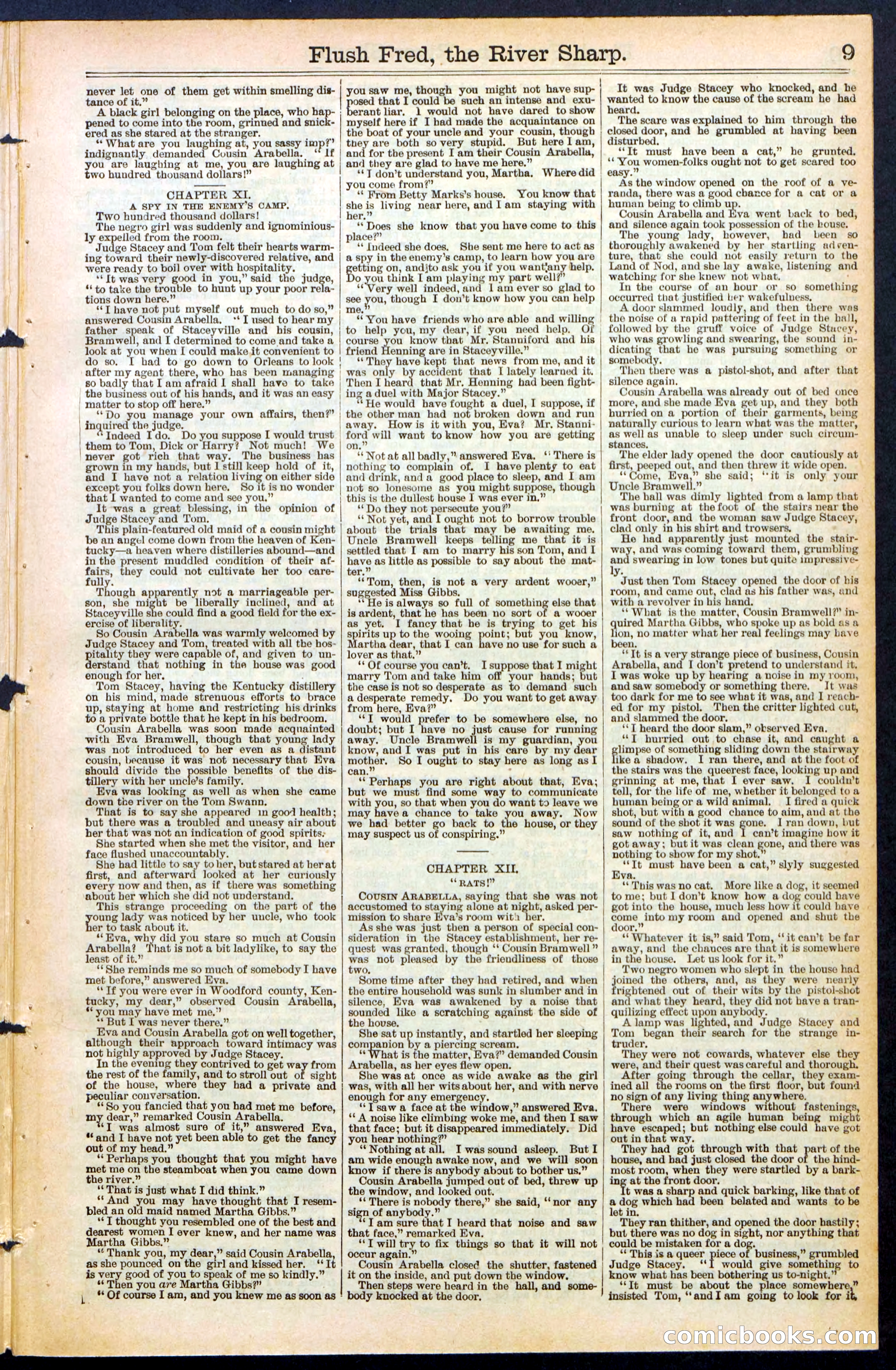 Beadle's New York Dime Library No. 483 — page 9 of 32