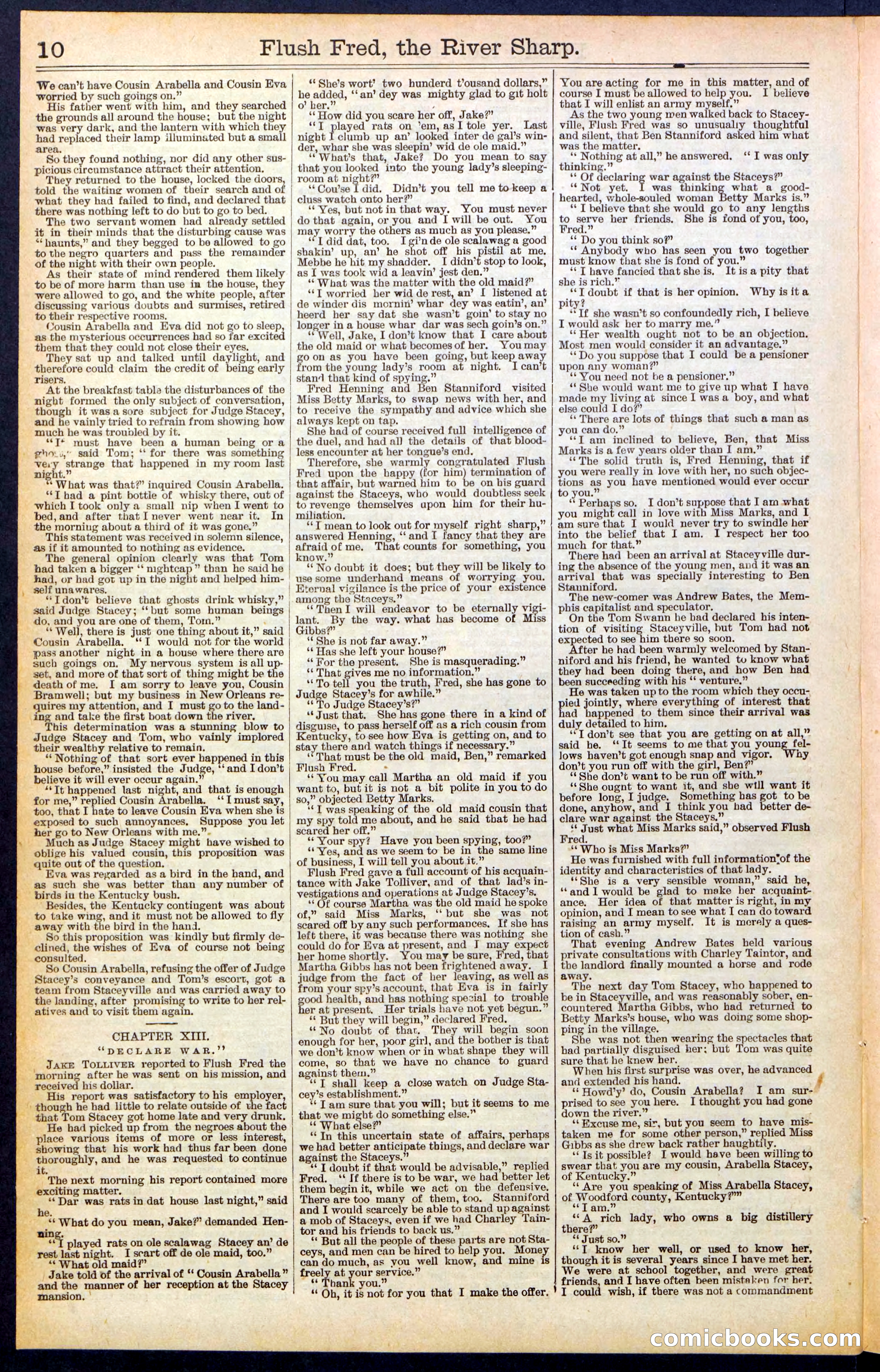 Beadle's New York Dime Library No. 483 — page 10 of 32