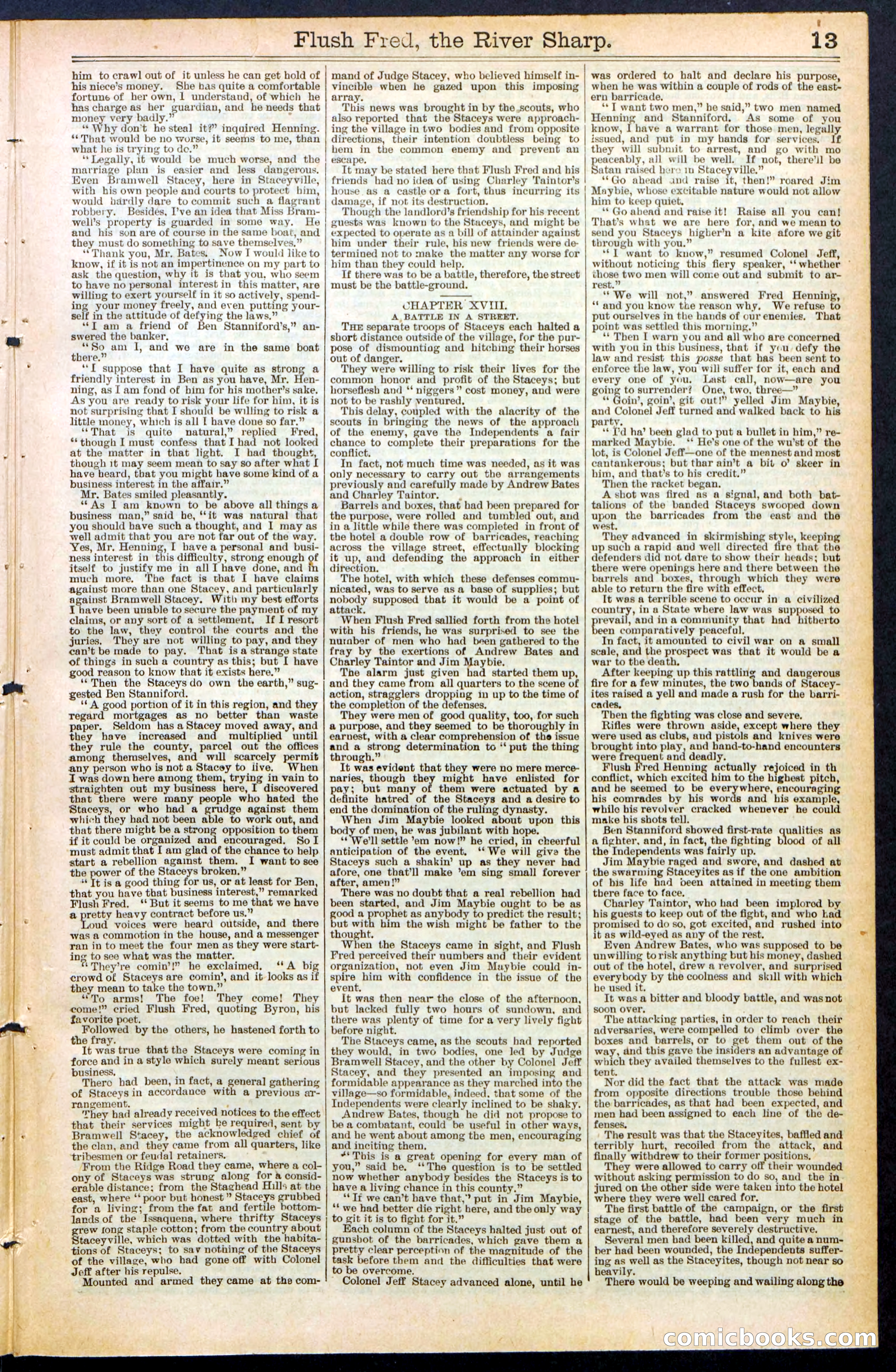 Beadle's New York Dime Library No. 483 — page 13 of 32