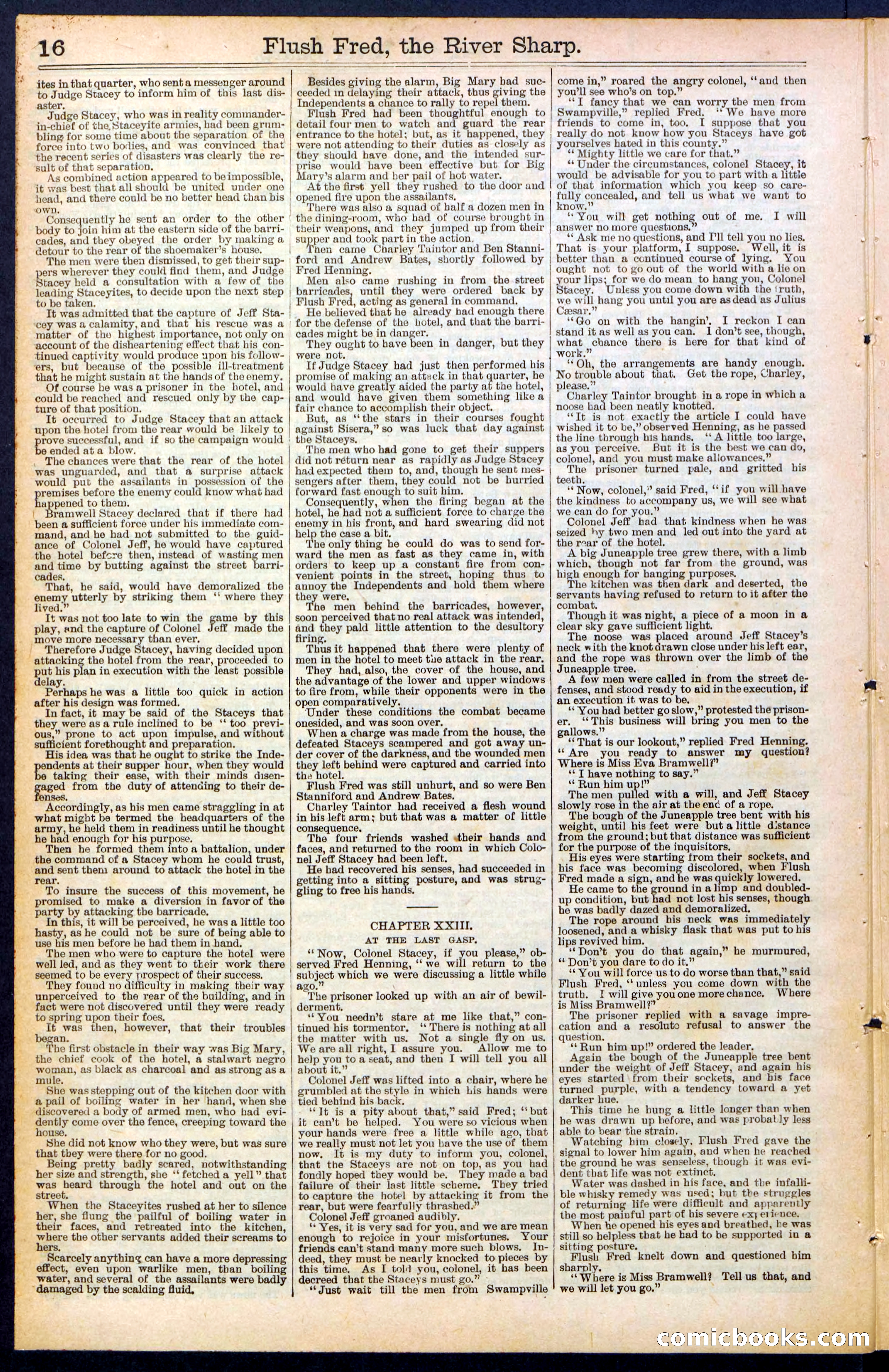 Beadle's New York Dime Library No. 483 — page 16 of 32
