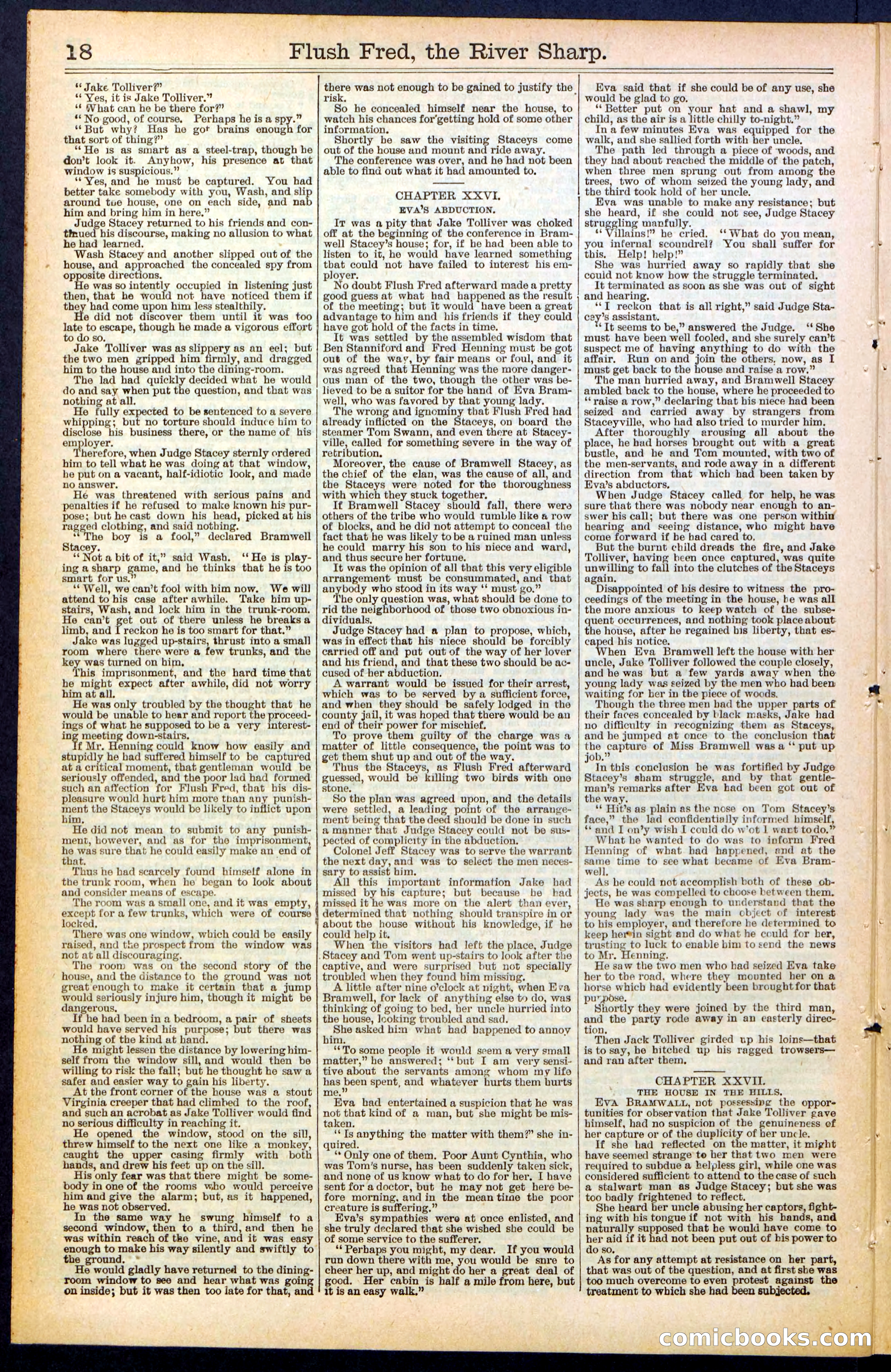 Beadle's New York Dime Library No. 483 — page 18 of 32