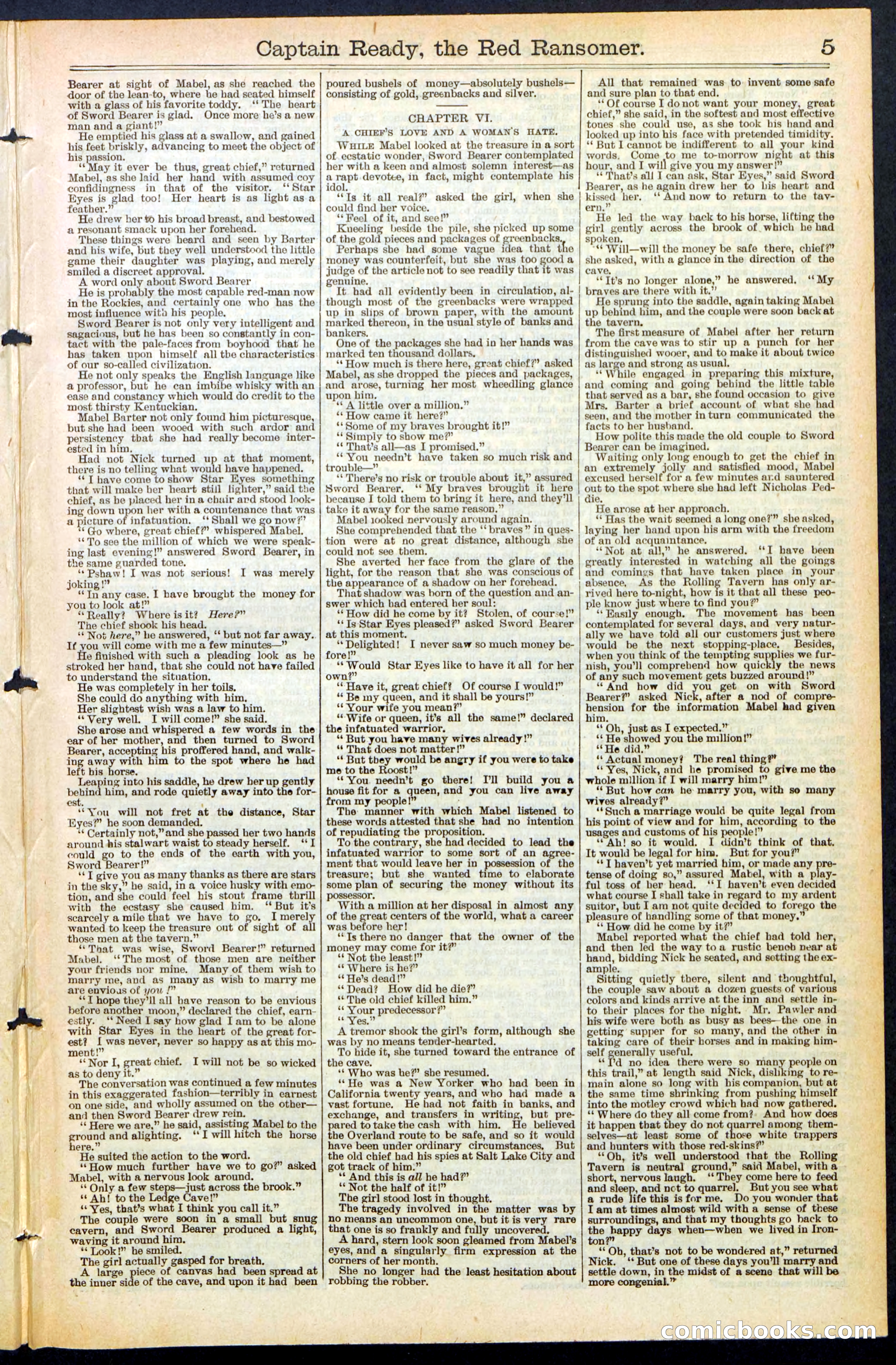 Beadle's New York Dime Library, No. 484 — page 5 of 32