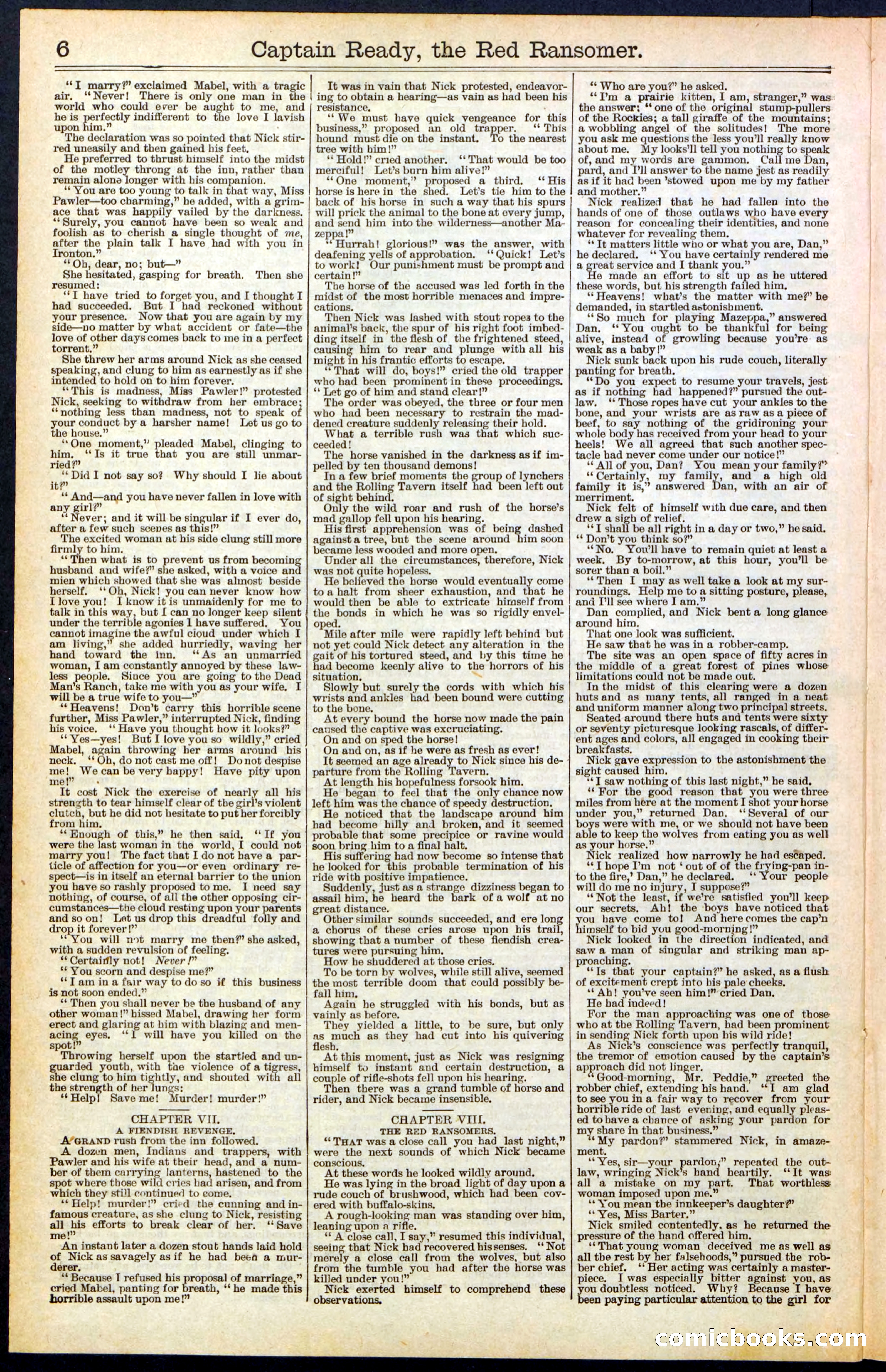 Beadle's New York Dime Library, No. 484 — page 6 of 32