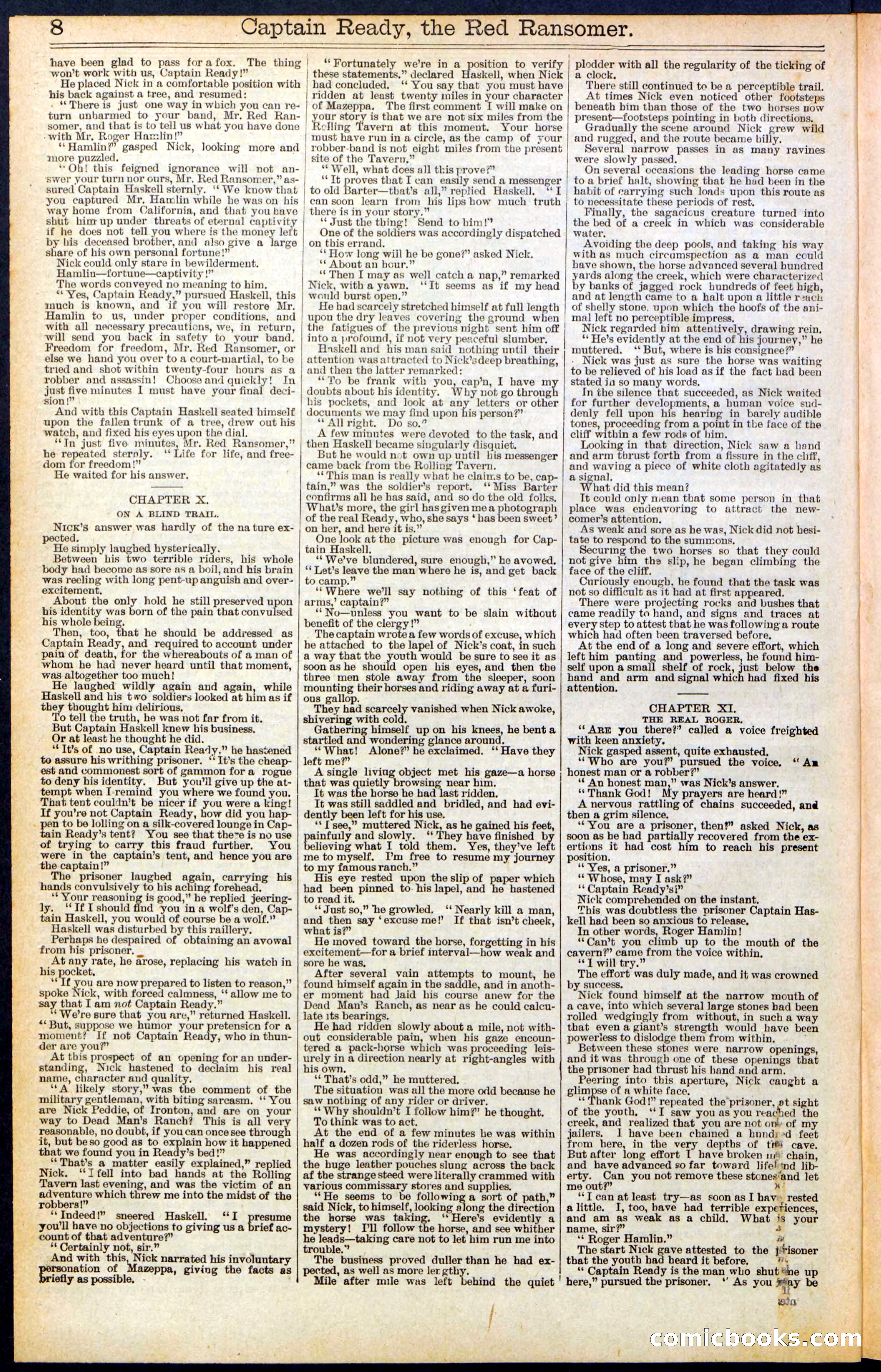 Beadle's New York Dime Library, No. 484 — page 8 of 32