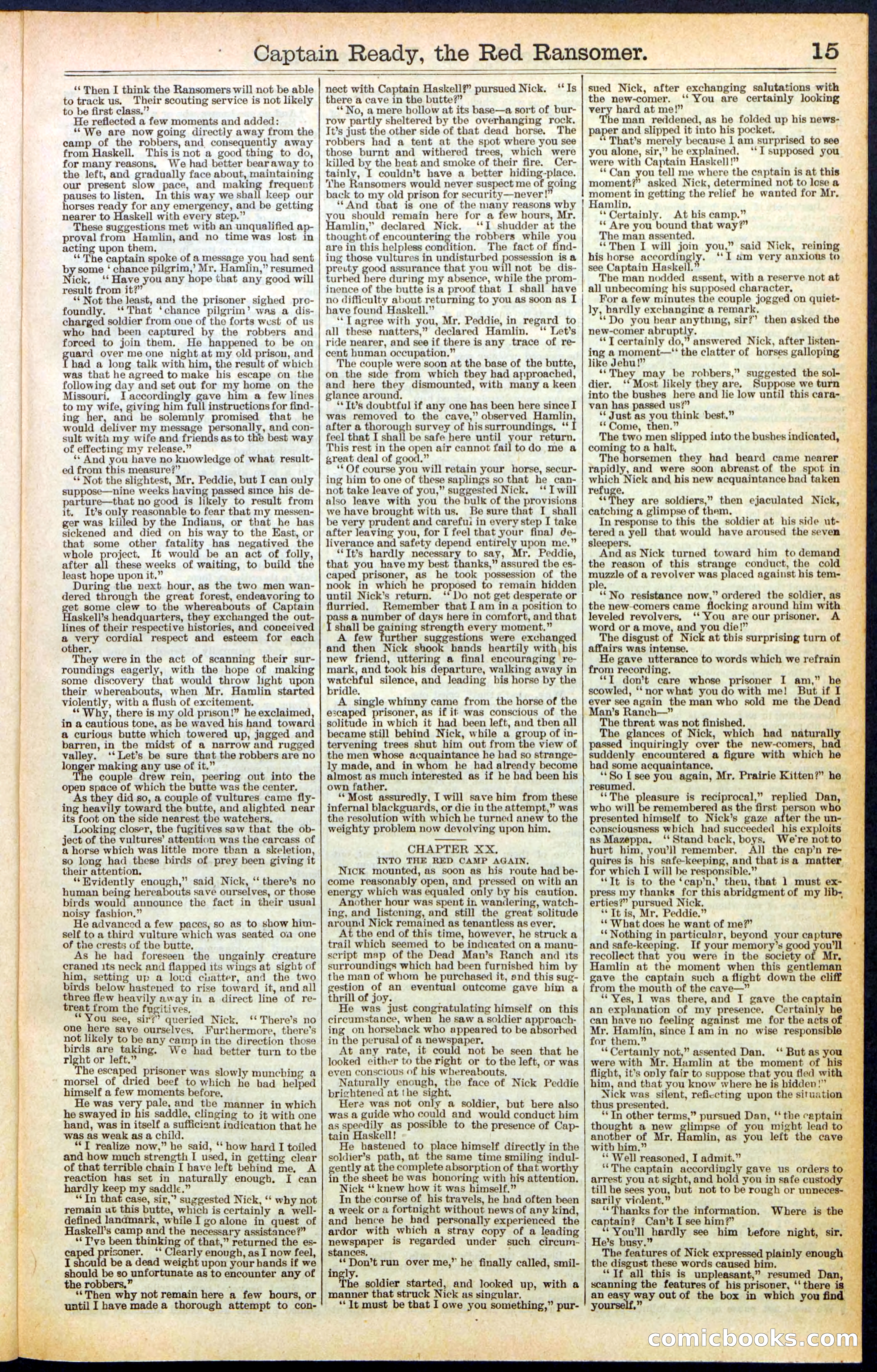 Beadle's New York Dime Library, No. 484 — page 15 of 32