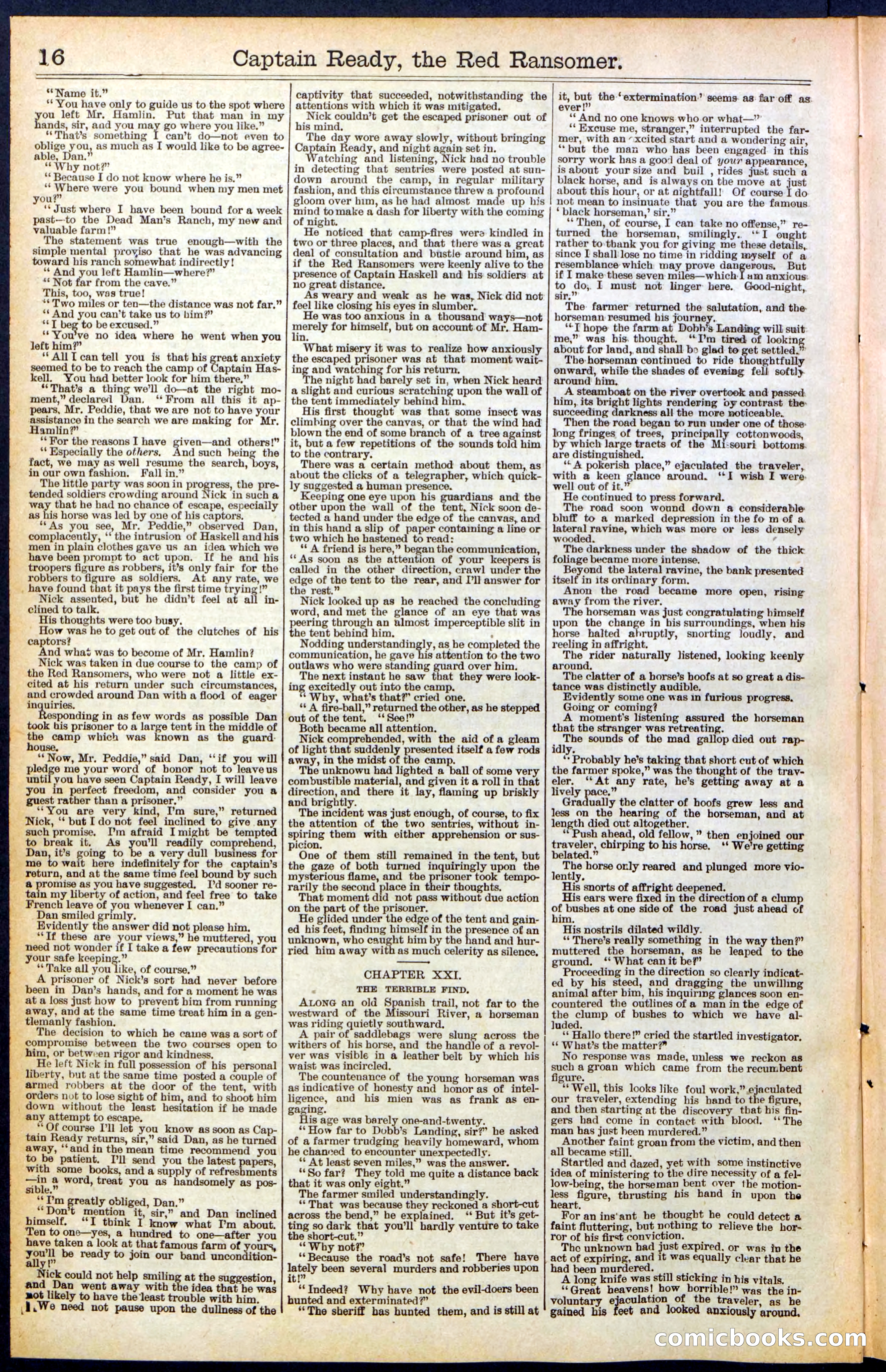 Beadle's New York Dime Library, No. 484 — page 16 of 32