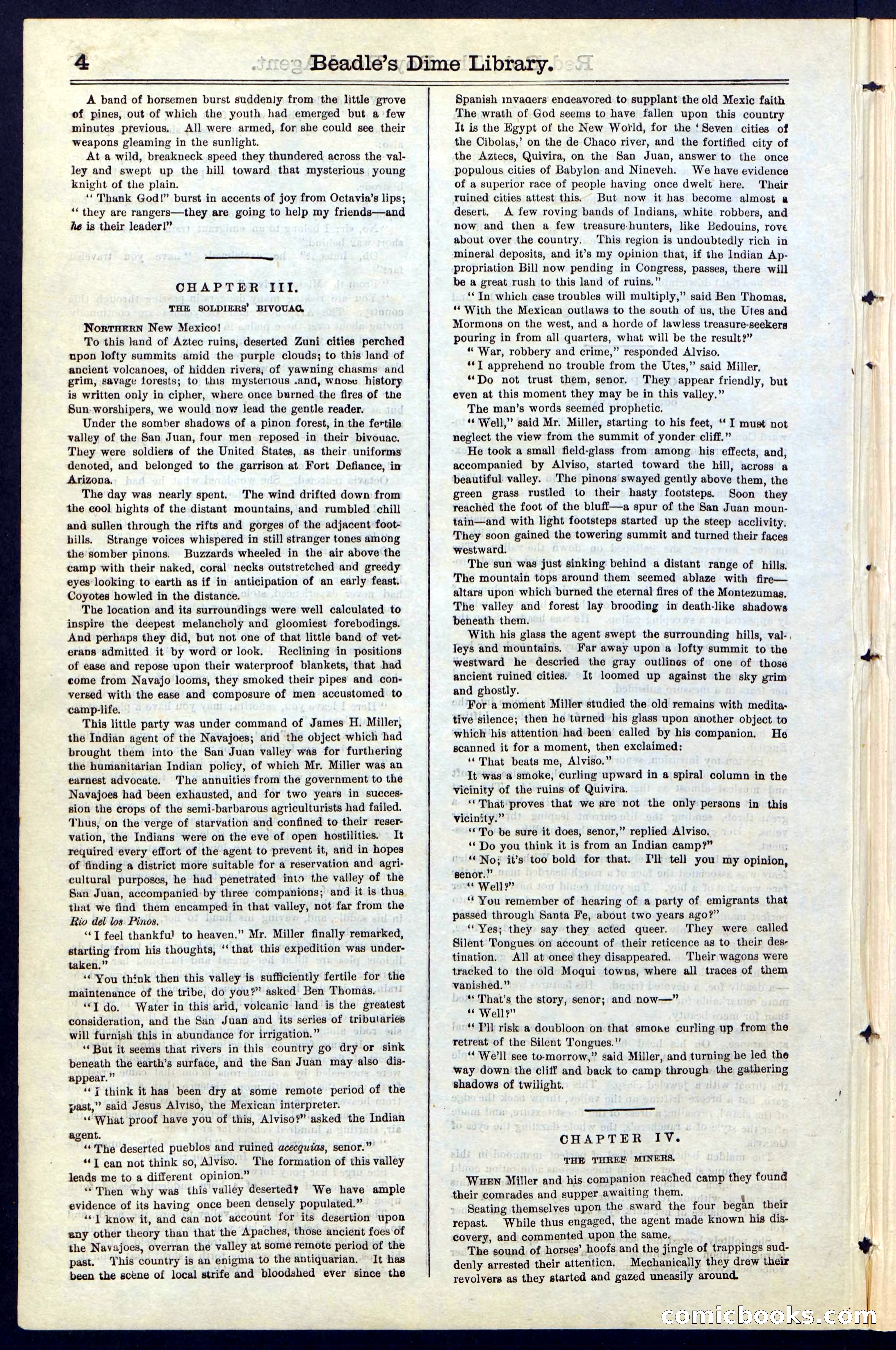 Beadle's Dime Library No. 51: Red Rob, The Boy Road-Agent — page 4 of 44