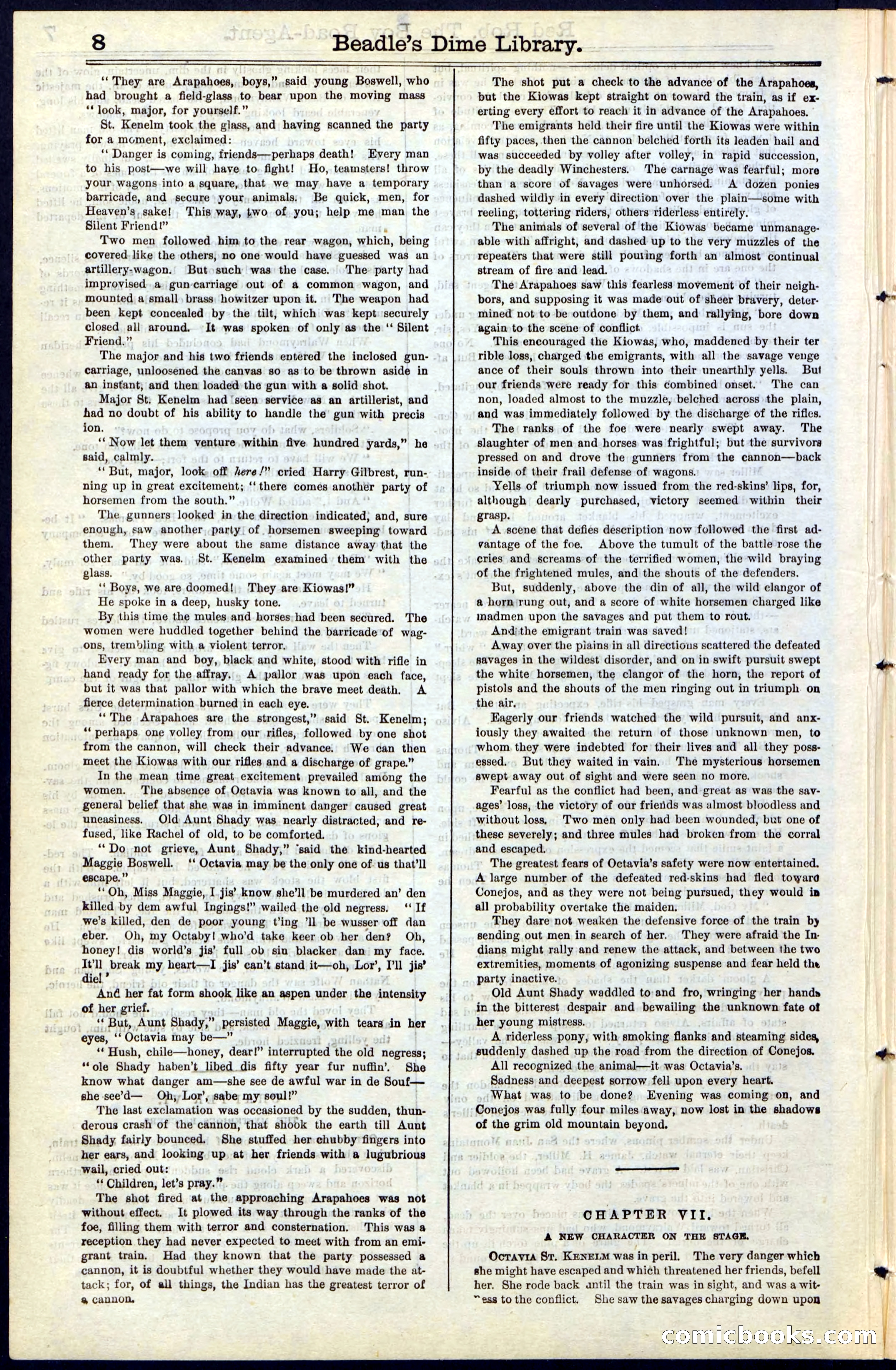 Beadle's Dime Library No. 51: Red Rob, The Boy Road-Agent — page 8 of 44