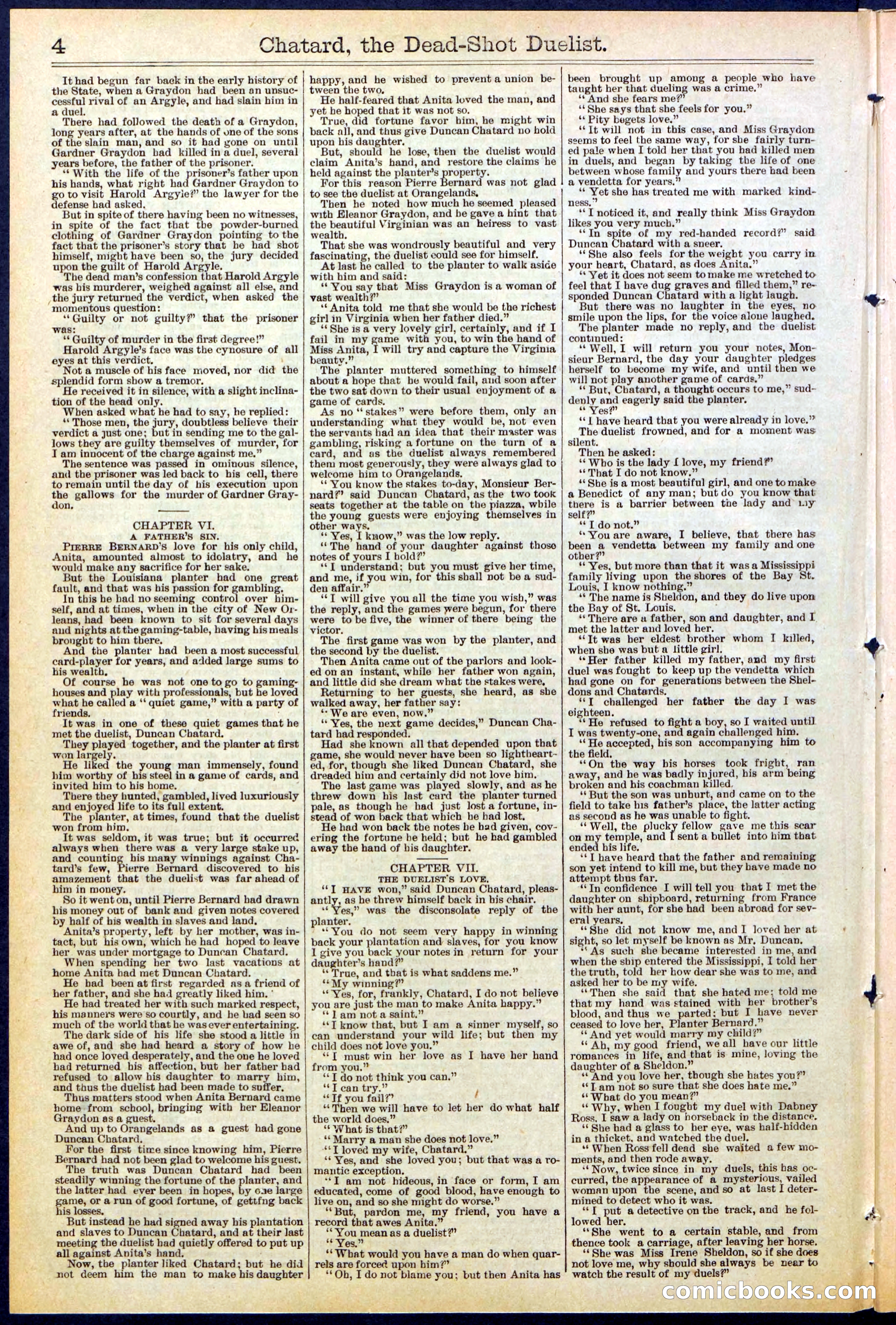 Beadle's New York Dime Library No. 516 — page 4 of 32