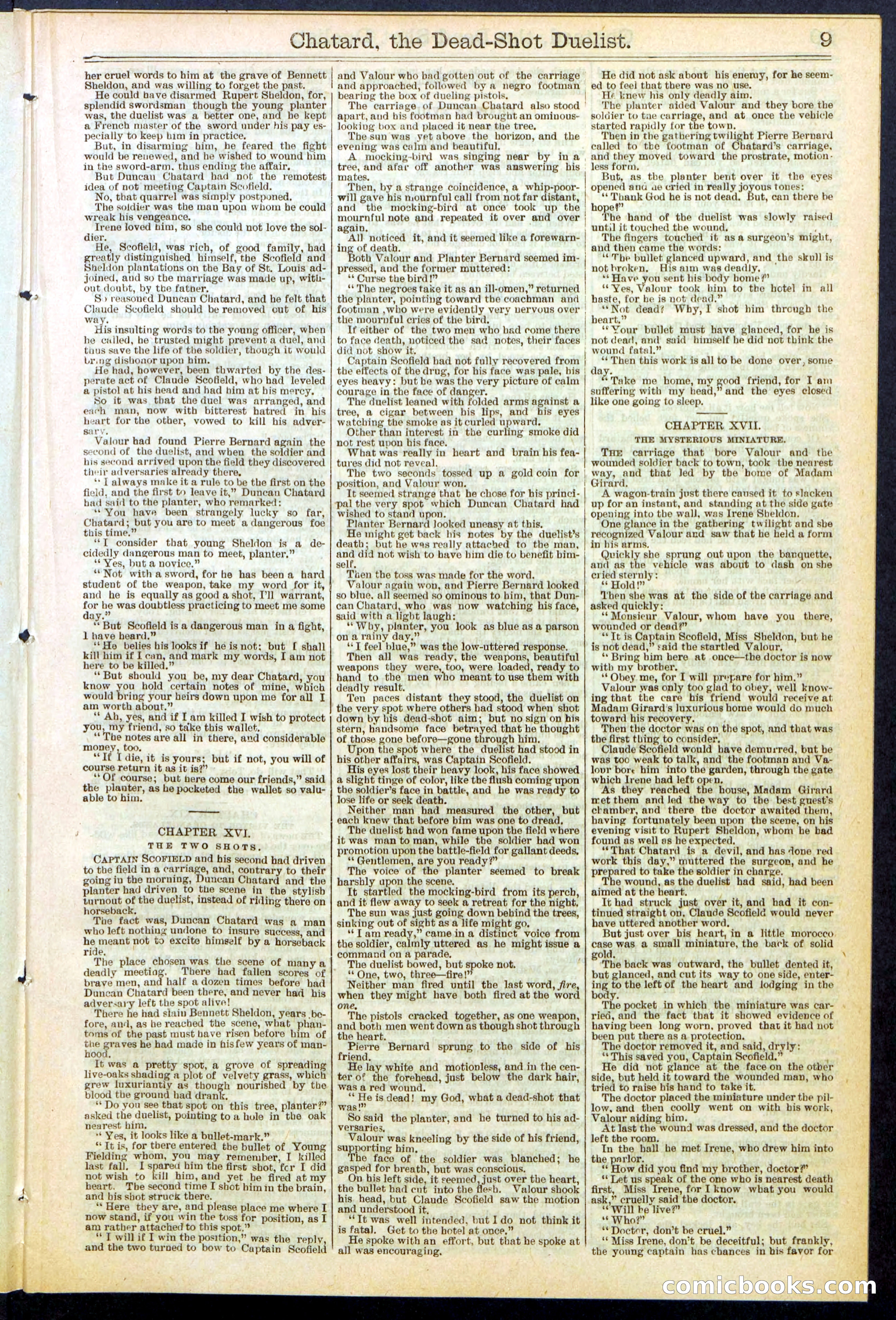Beadle's New York Dime Library No. 516 — page 9 of 32