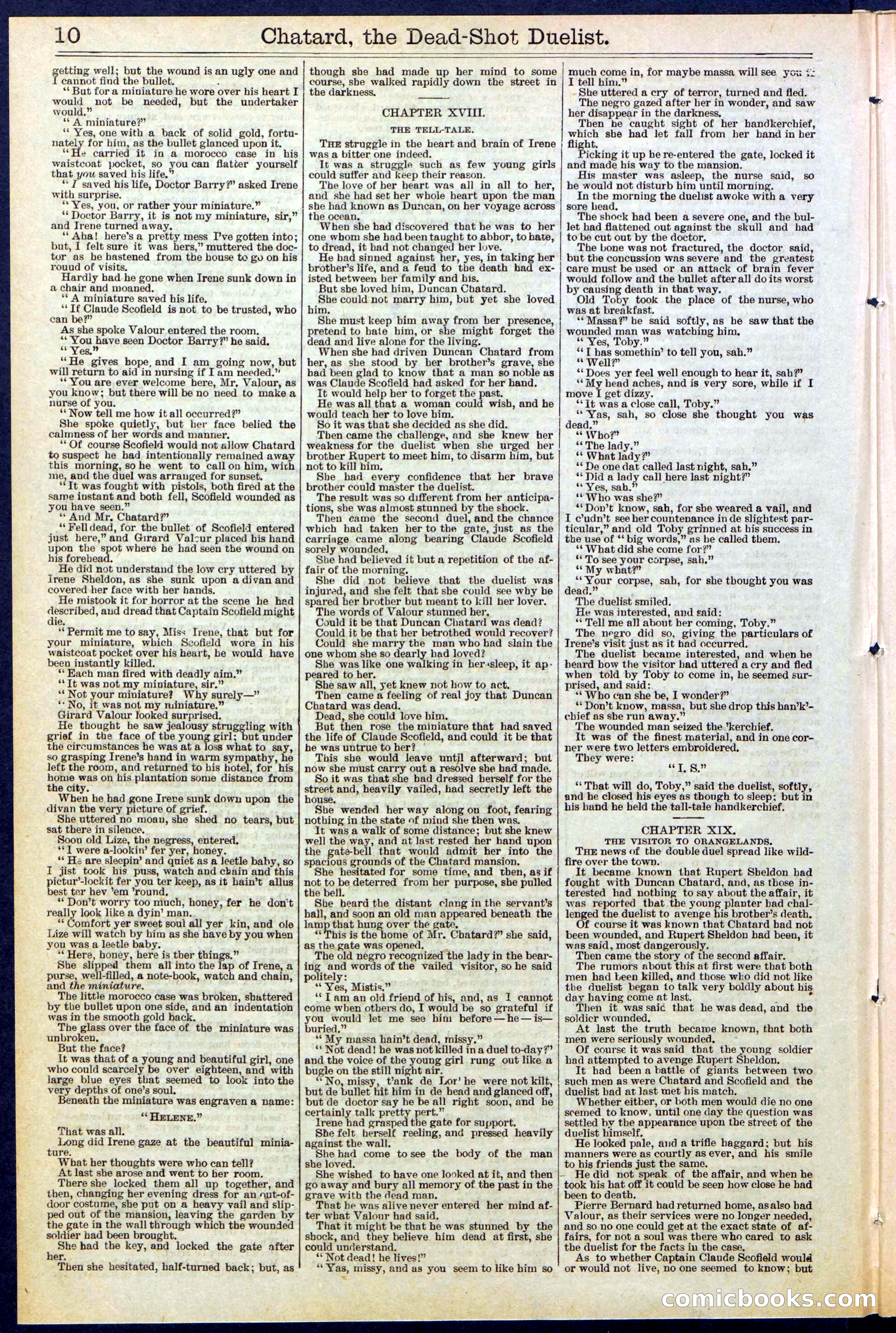 Beadle's New York Dime Library No. 516 — page 10 of 32