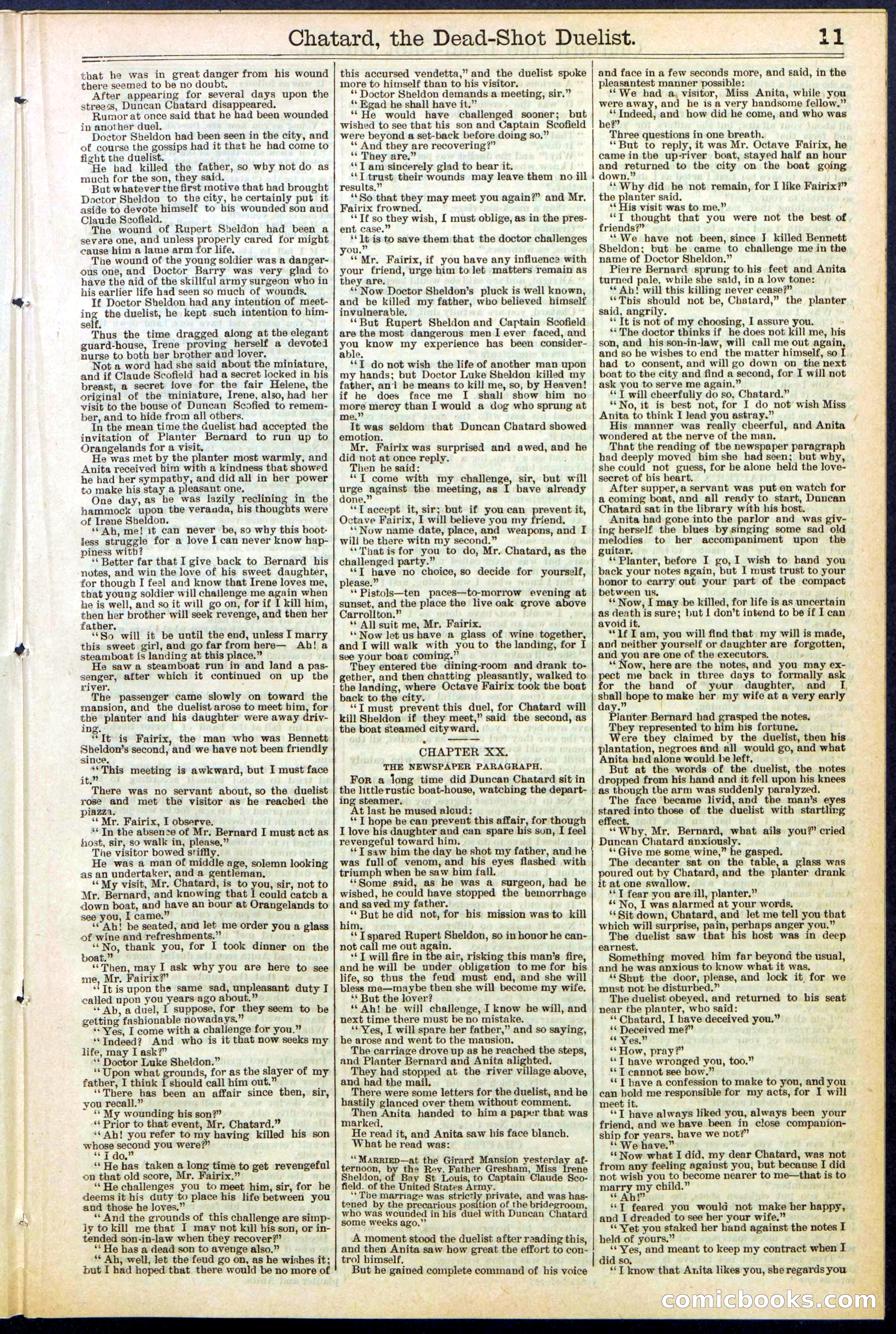 Beadle's New York Dime Library No. 516 — page 11 of 32