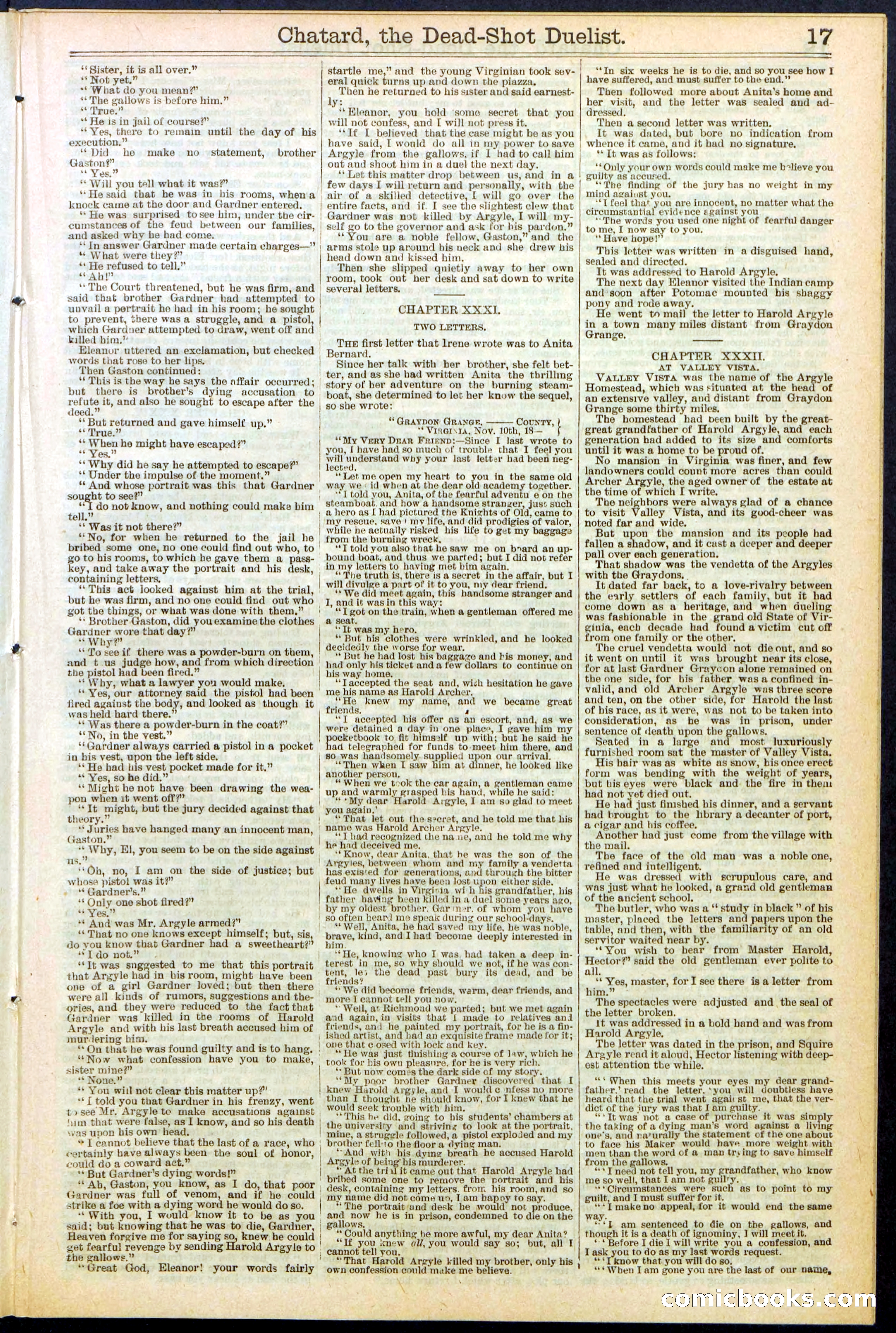 Beadle's New York Dime Library No. 516 — page 17 of 32