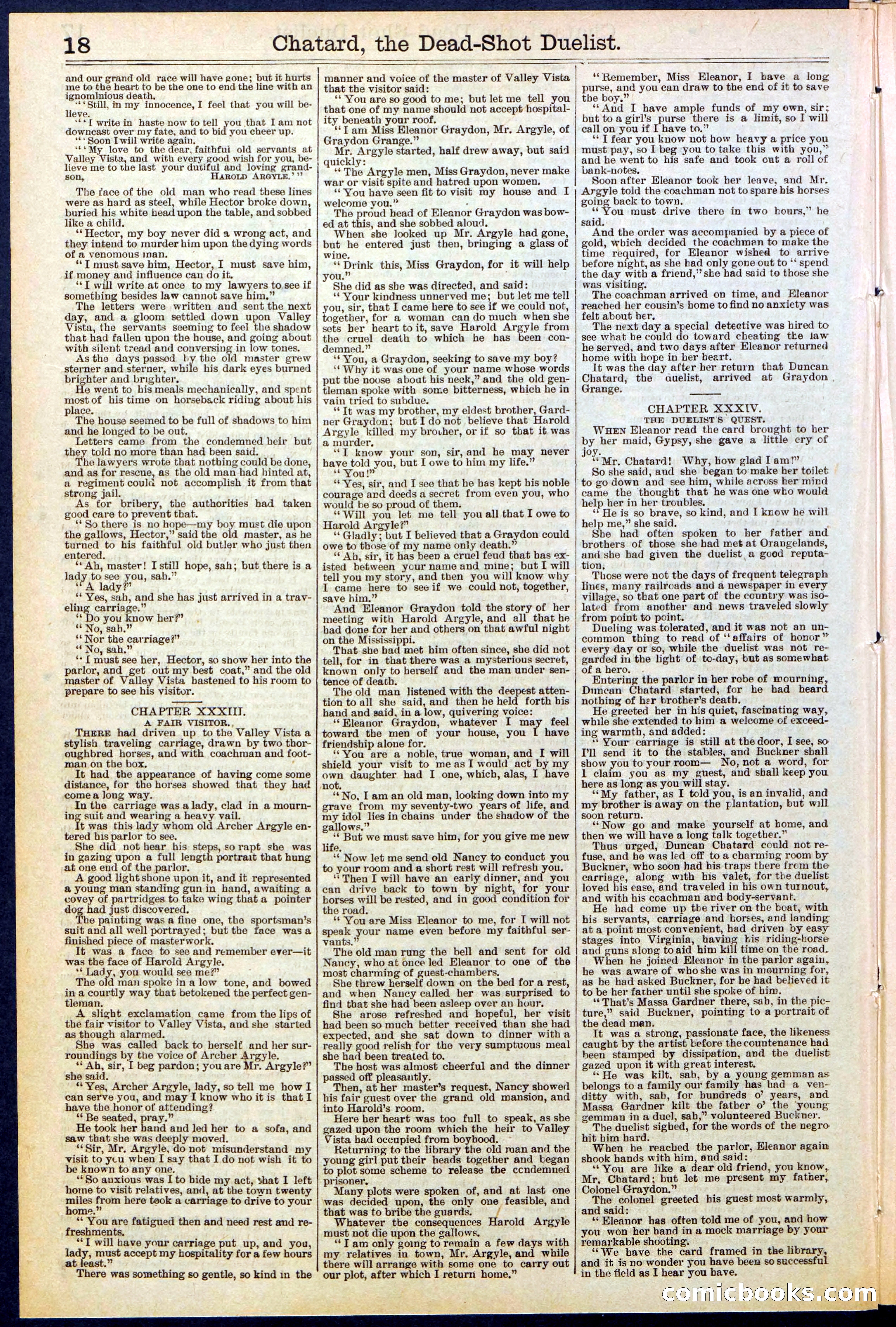 Beadle's New York Dime Library No. 516 — page 18 of 32
