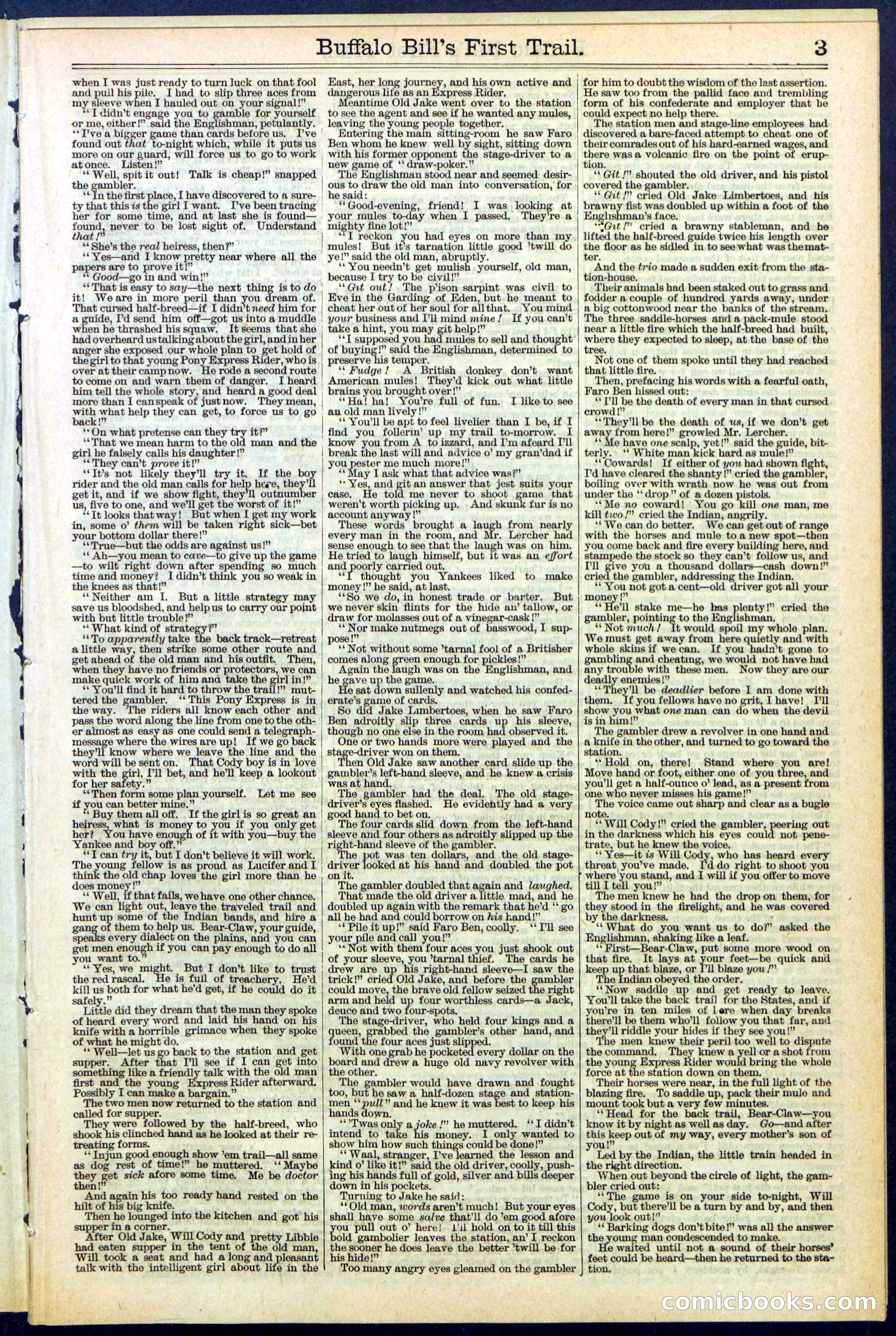 Beadle's New York Dime Library No. 517 — page 3 of 32