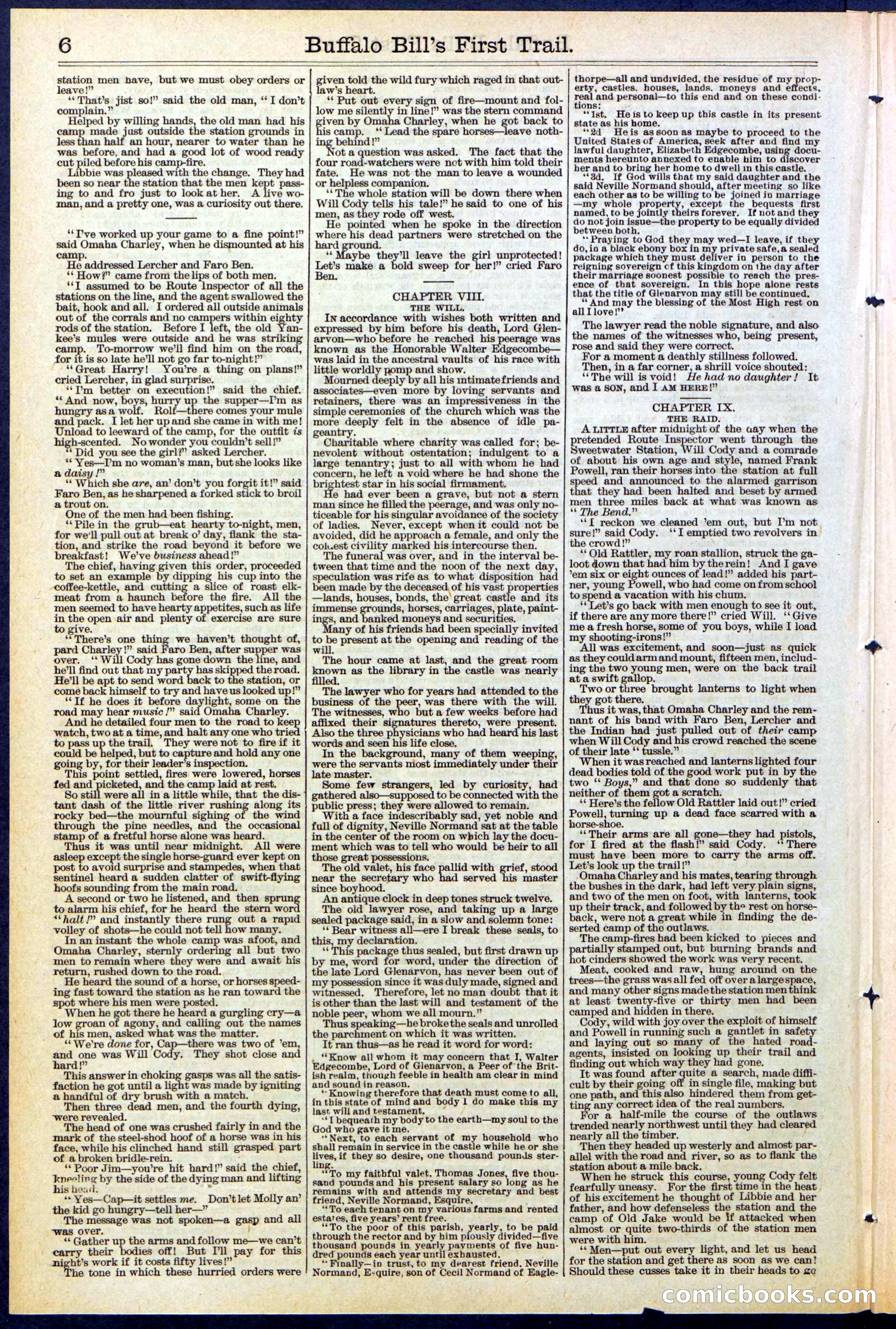 Beadle's New York Dime Library No. 517 — page 6 of 32
