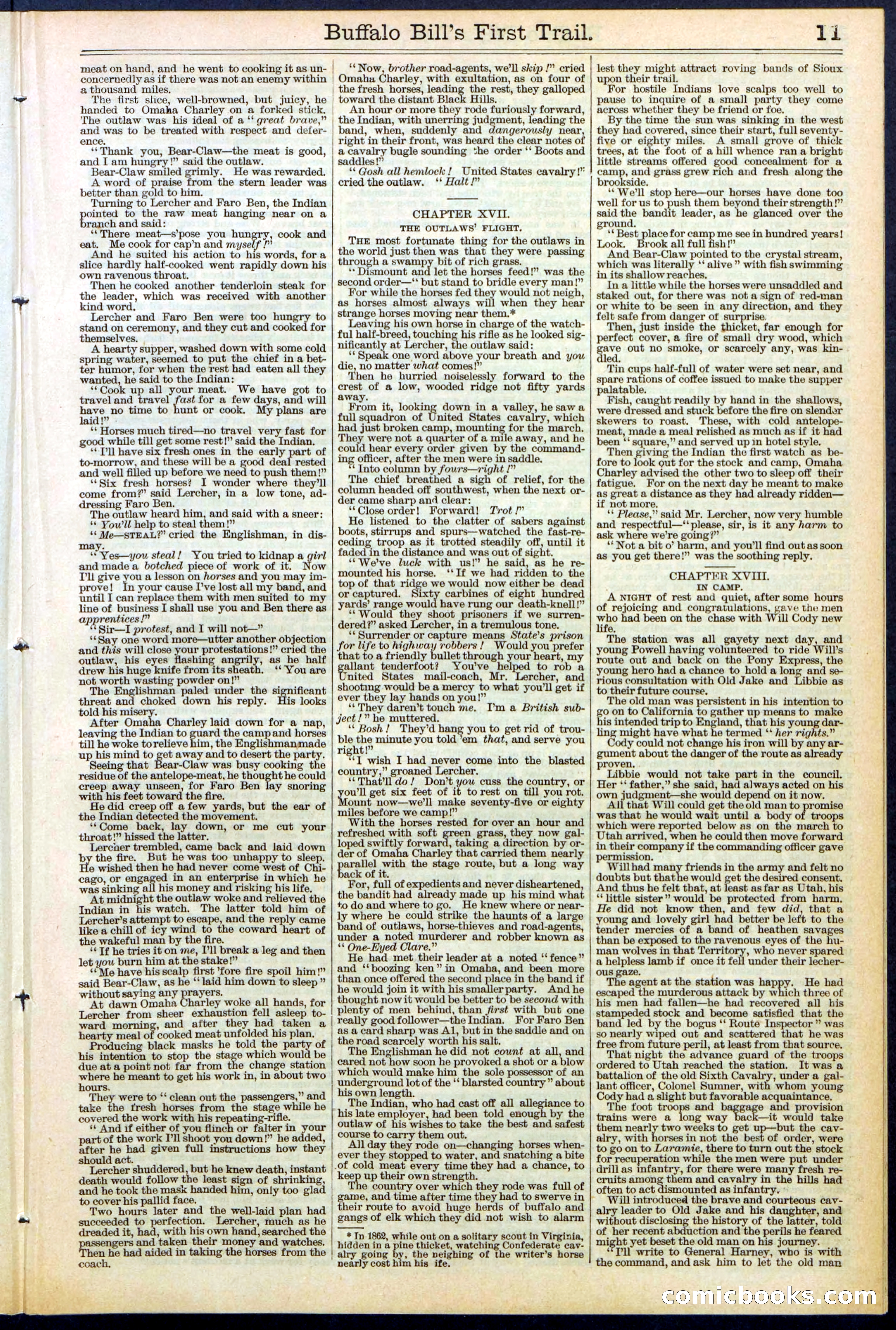 Beadle's New York Dime Library No. 517 — page 11 of 32