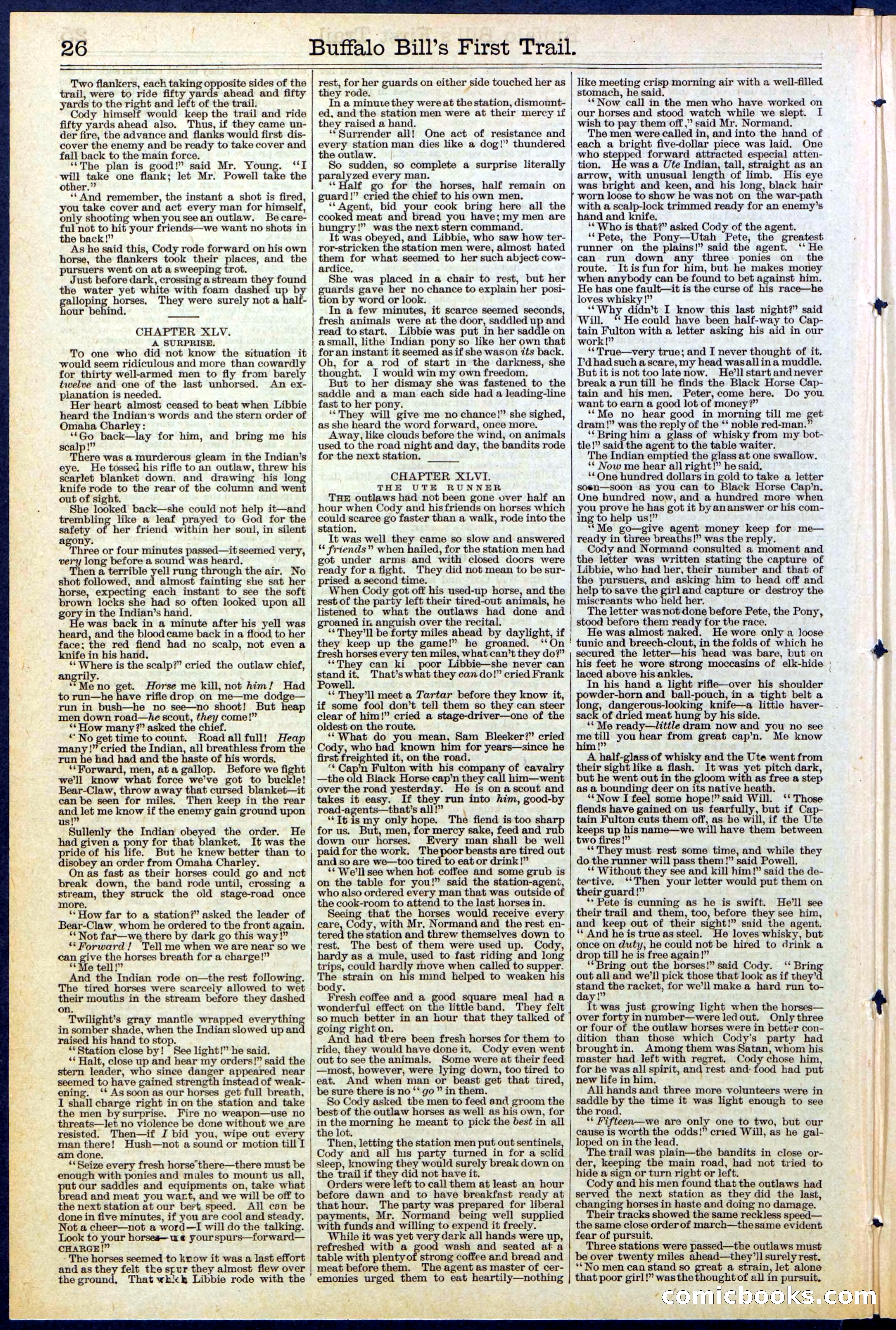 Beadle's New York Dime Library No. 517 — page 26 of 32