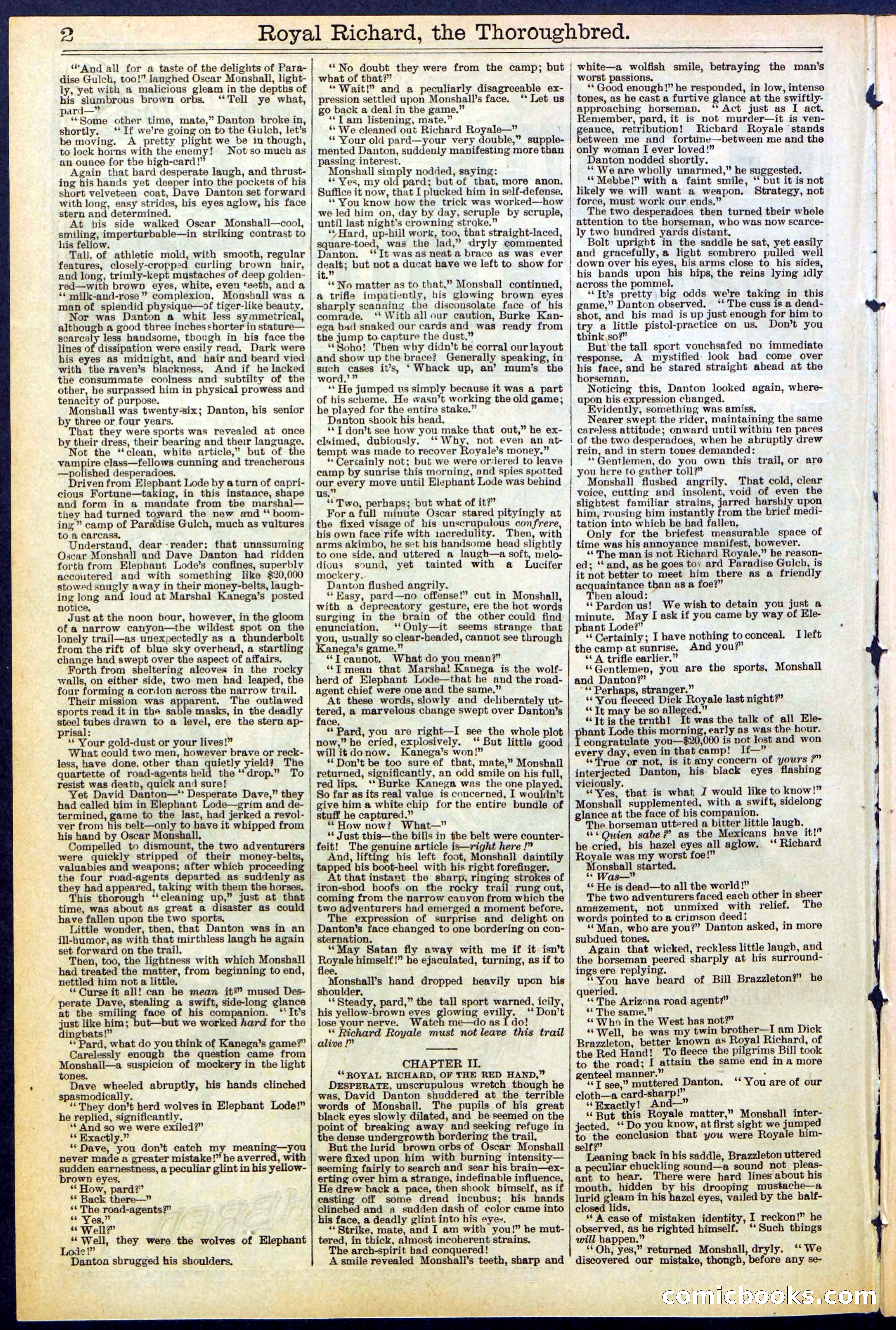 Beadle's Dime Library No. 518 — page 2 of 32