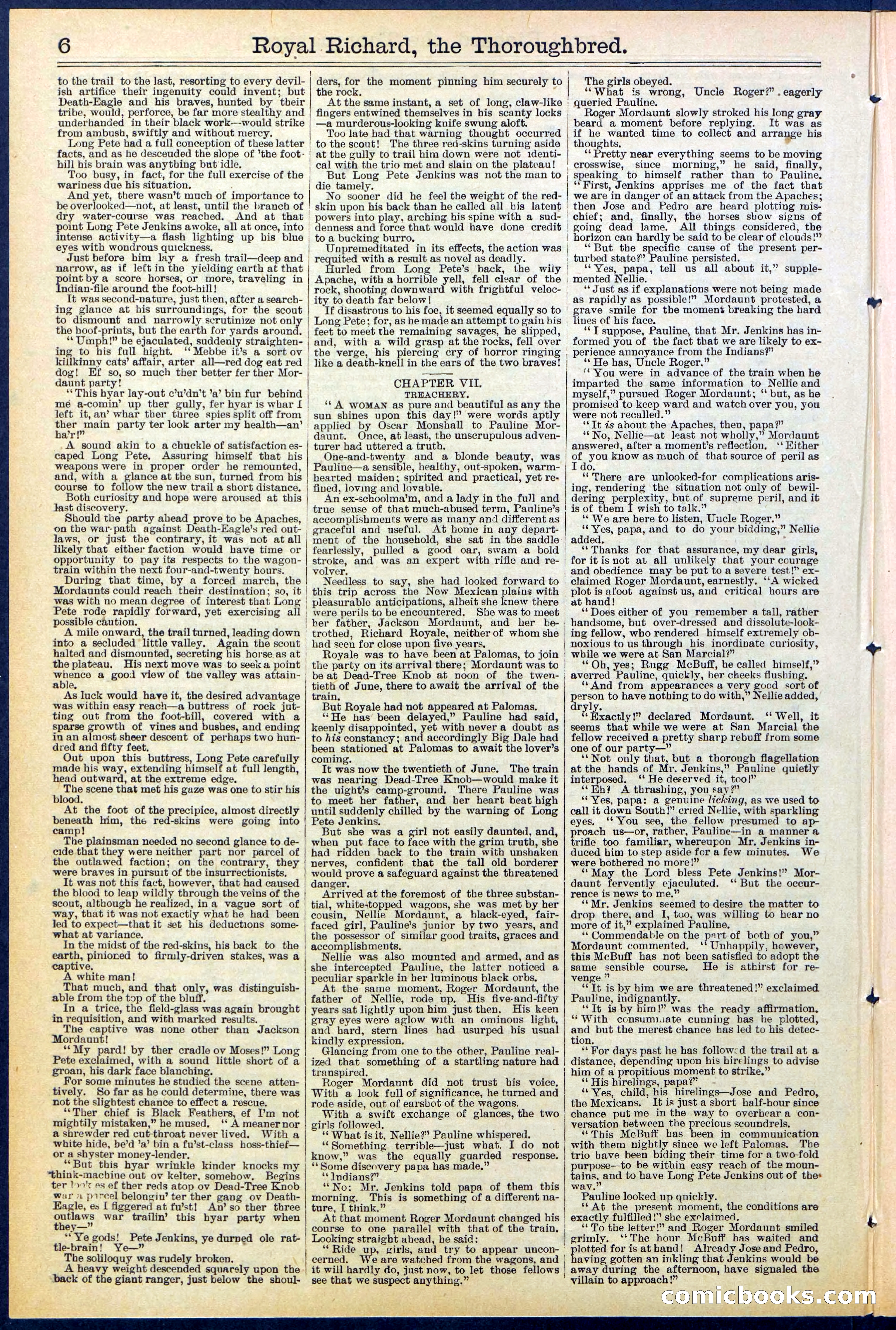 Beadle's Dime Library No. 518 — page 6 of 32