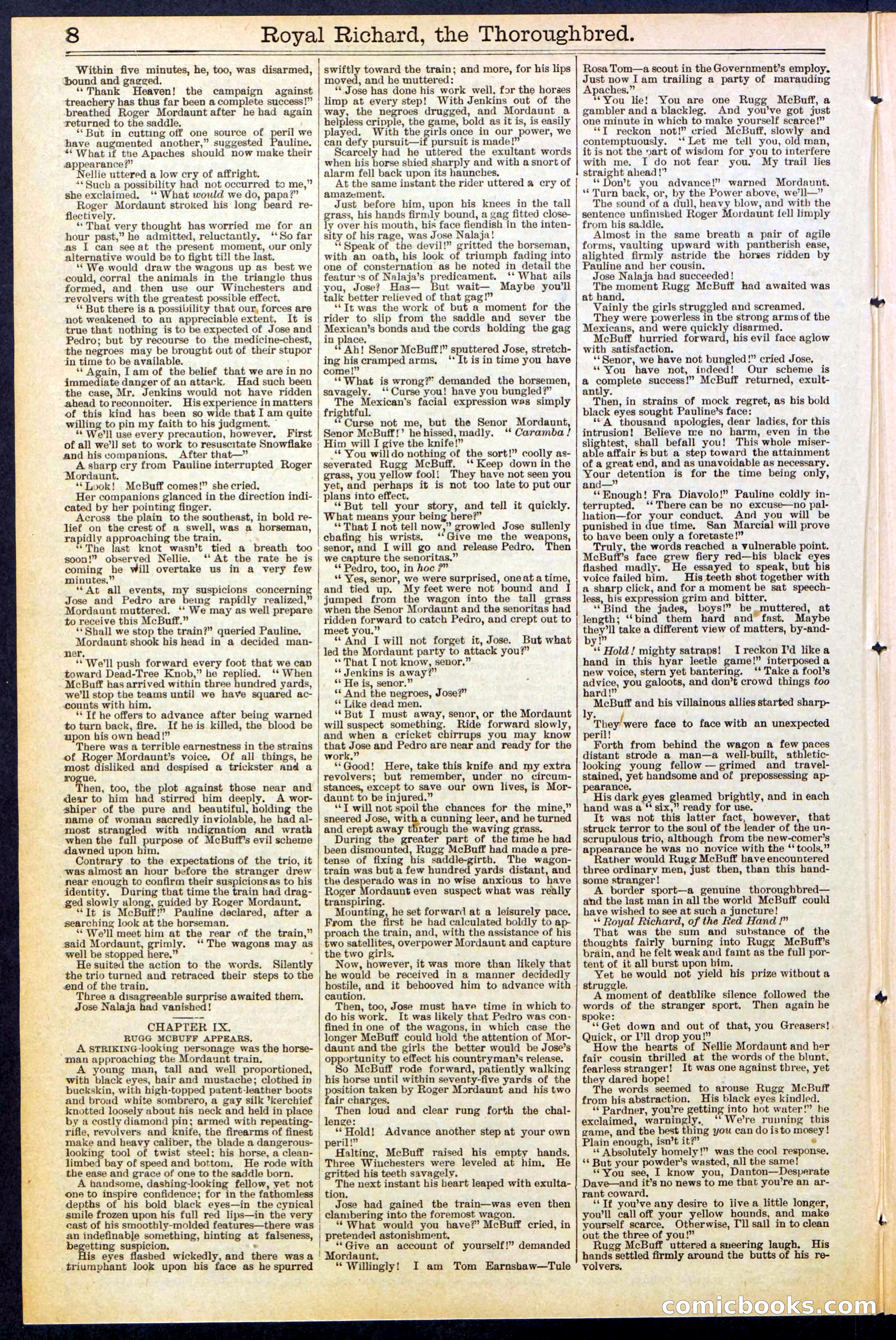 Beadle's Dime Library No. 518 — page 8 of 32