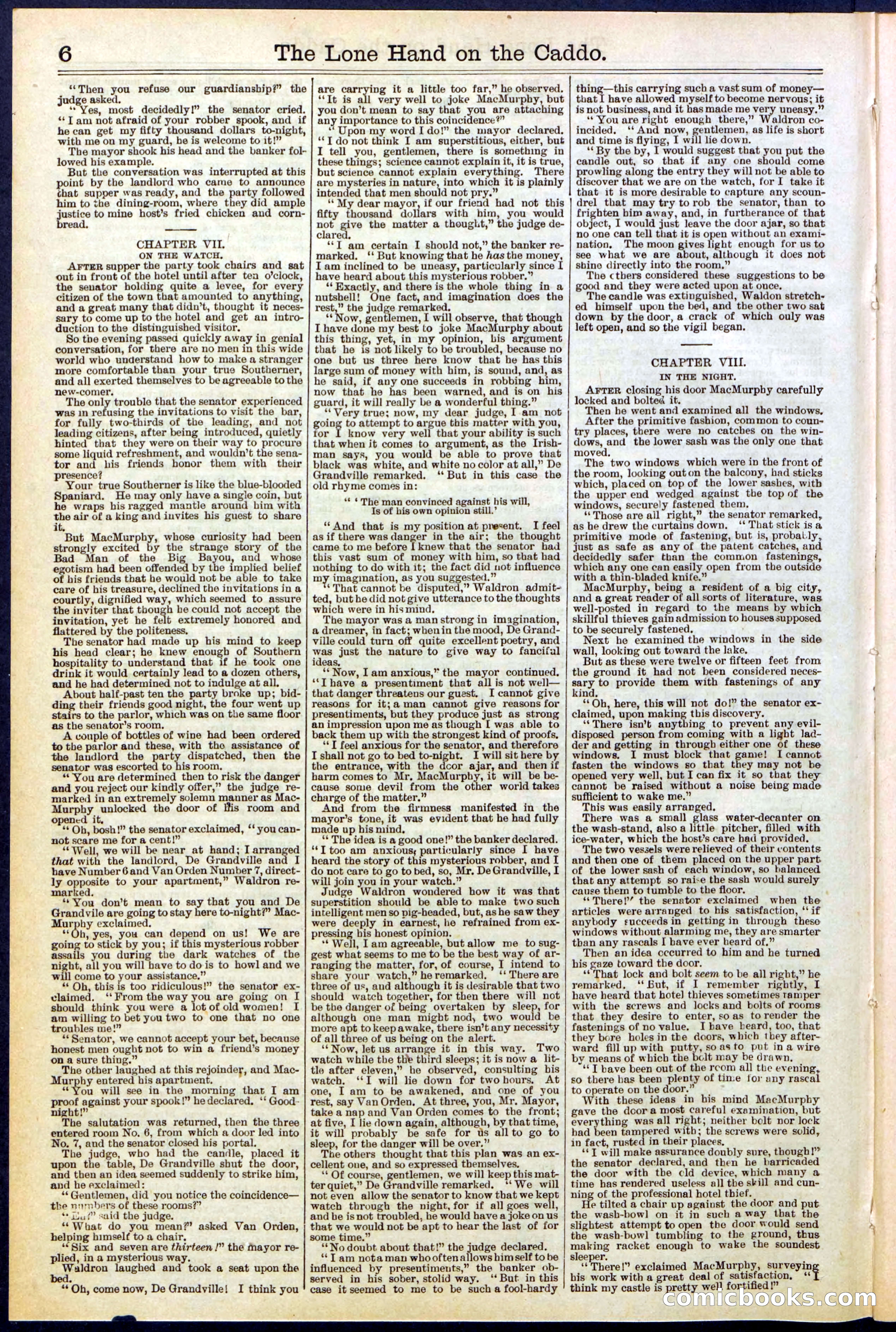 Beadle's New York Dime Library No. 520 — page 6 of 32