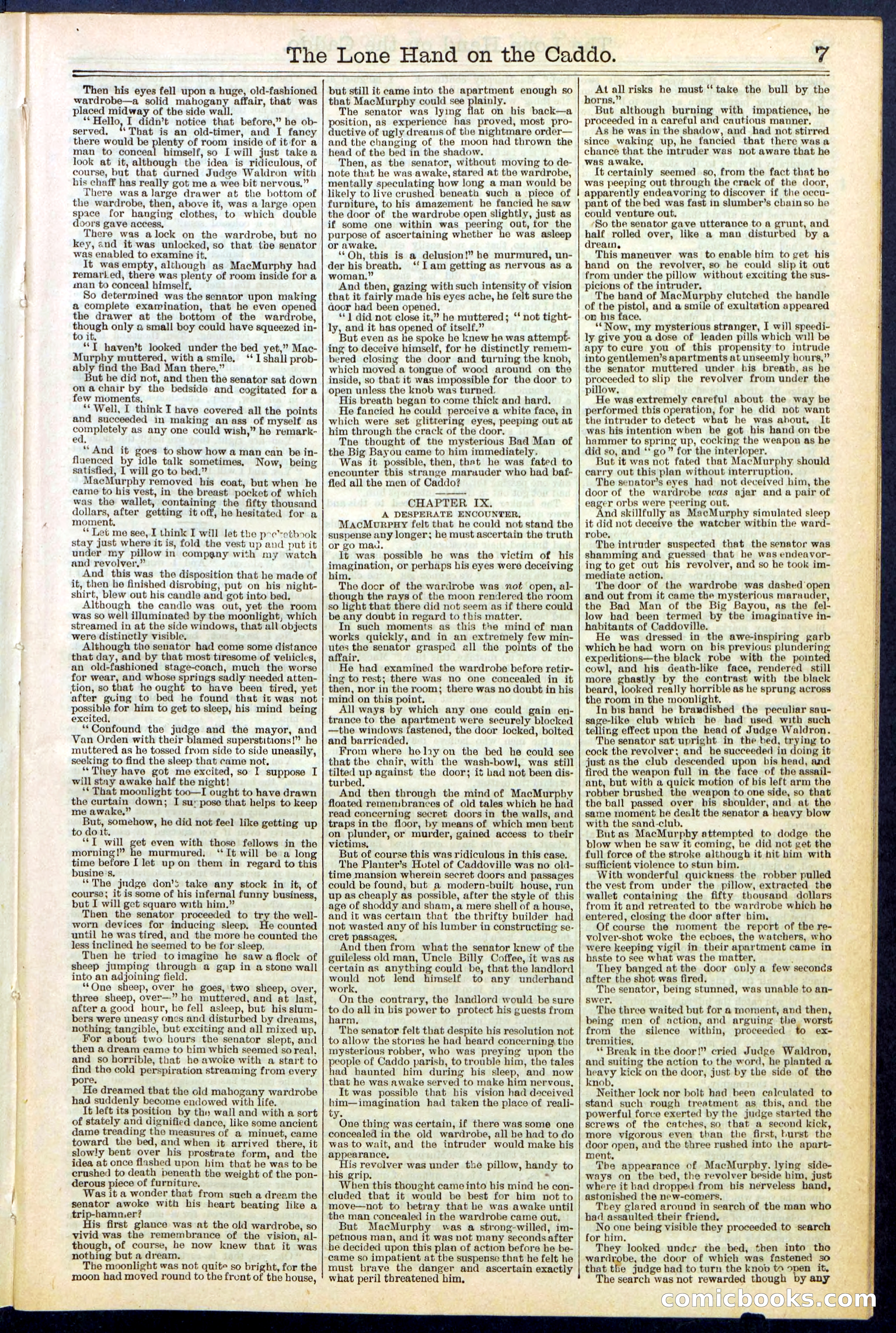 Beadle's New York Dime Library No. 520 — page 7 of 32