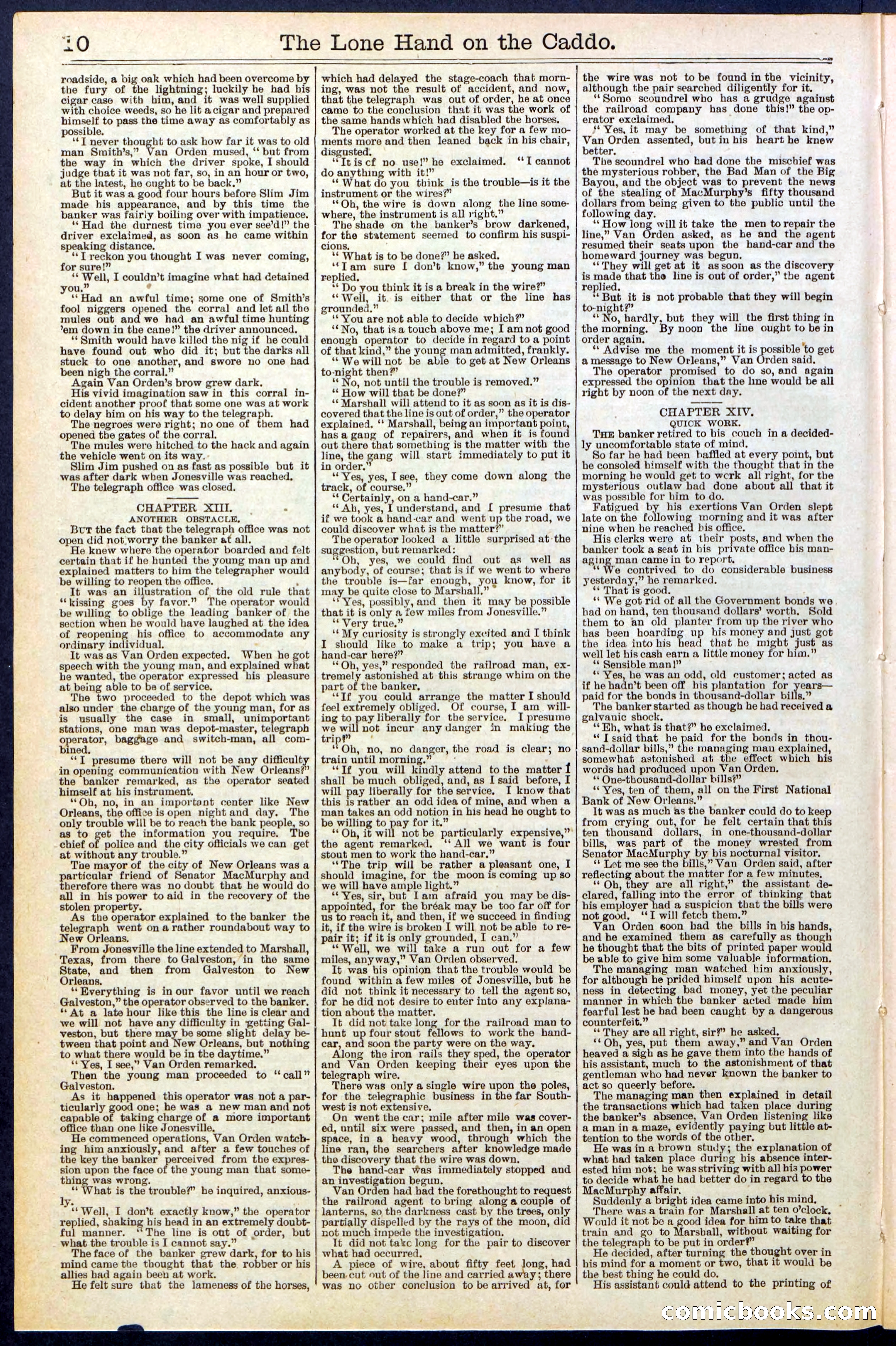 Beadle's New York Dime Library No. 520 — page 10 of 32