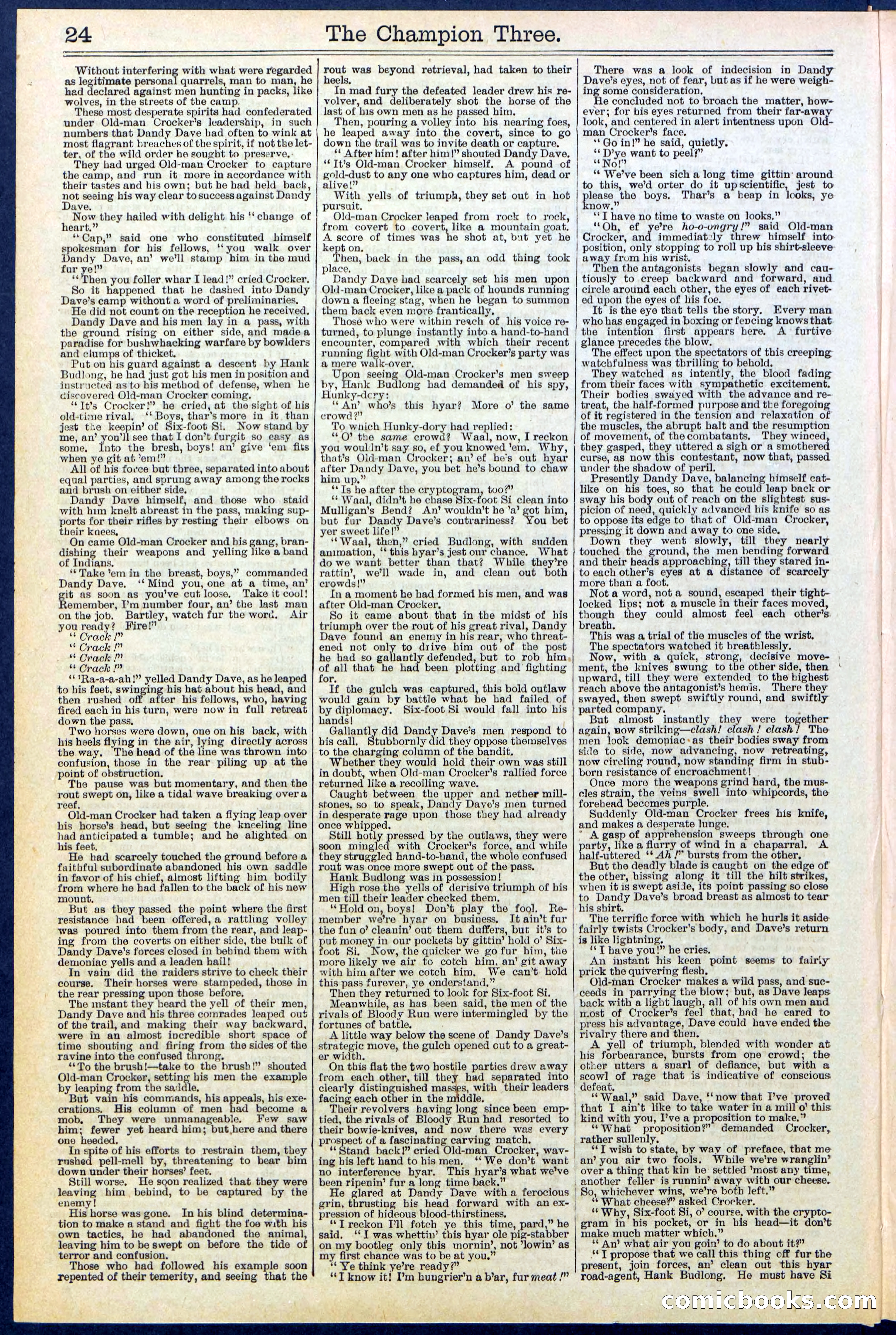Beadle's Dime Library No. 522 — page 24 of 32