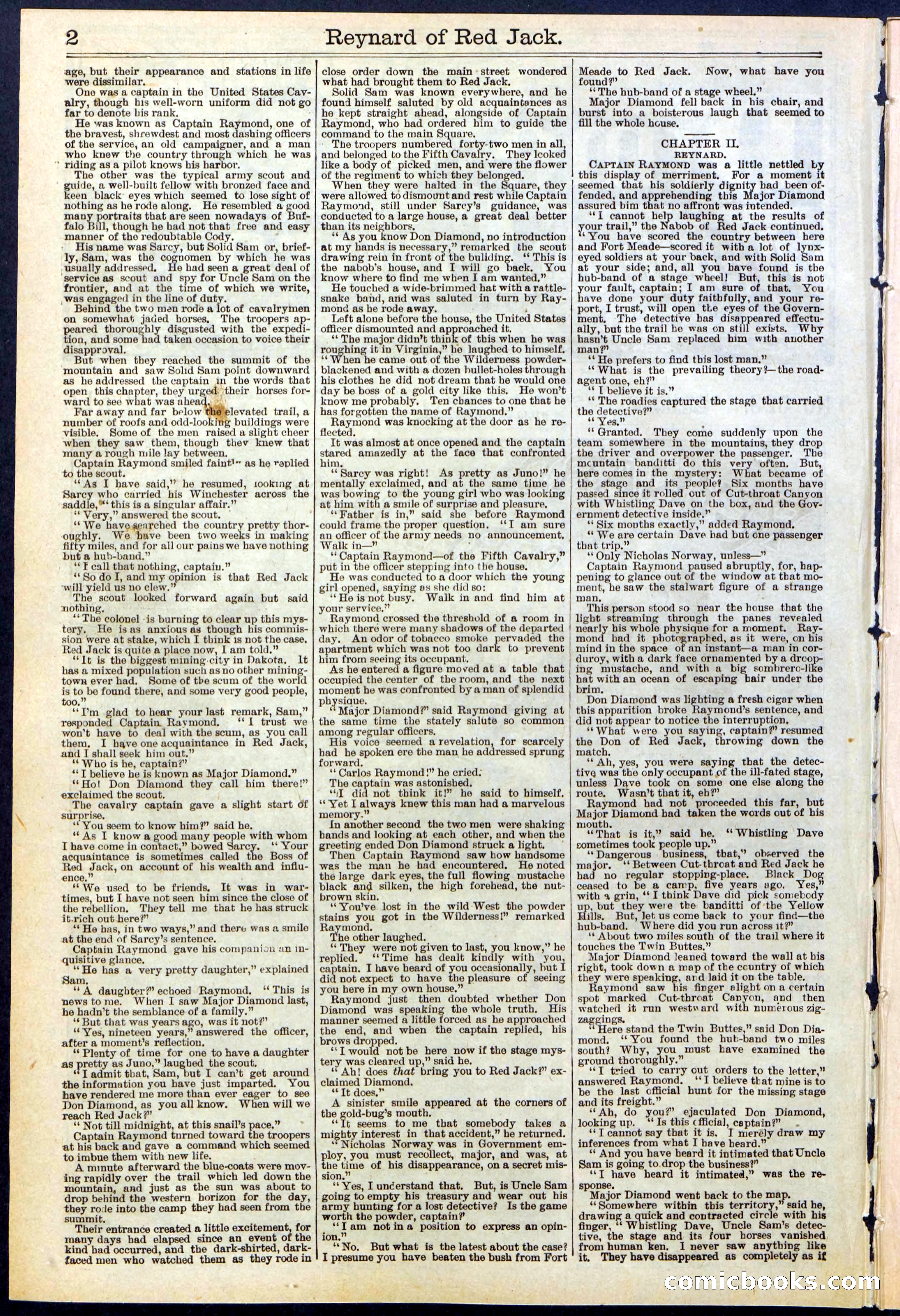 Beadle's New York Dime Library No. 523 — page 2 of 32